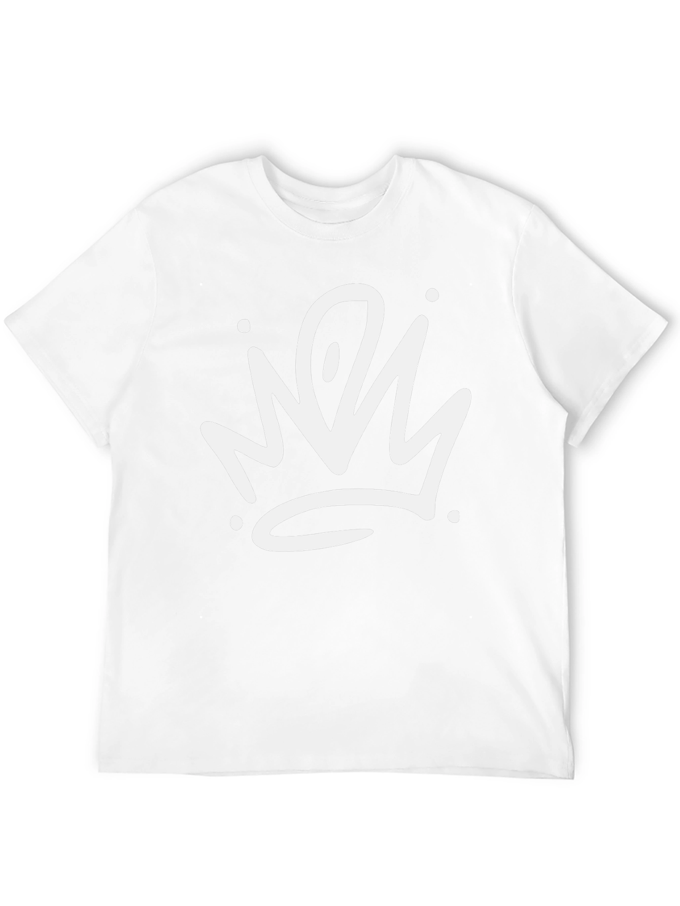 Crown Graphic Print Black T-Shirt