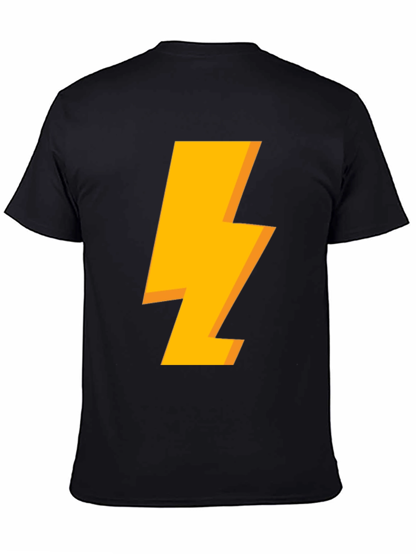 Lightning Bolt Graphic Black T-Shirt