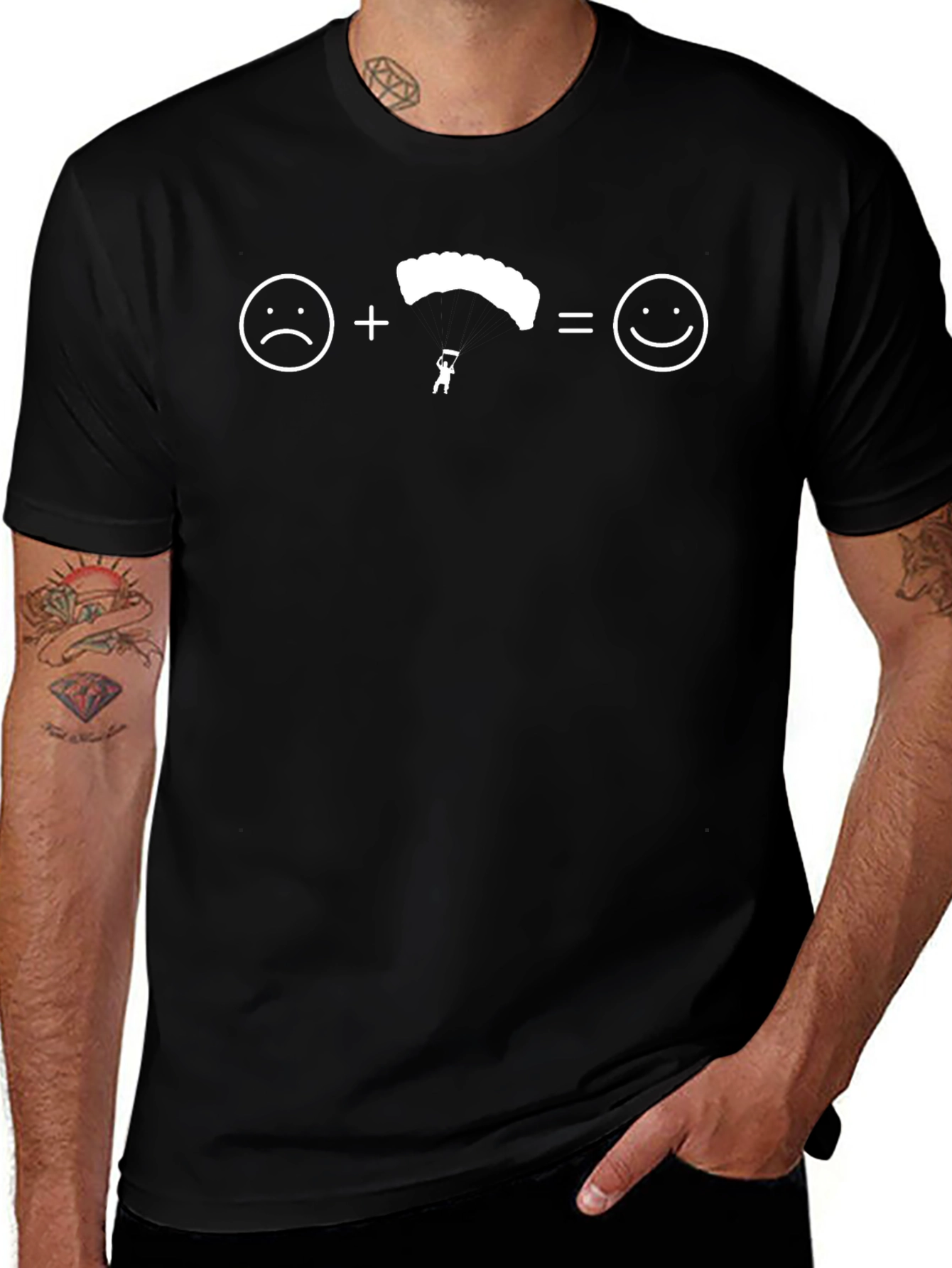 Skydiving Makes You Happy T-Shirt