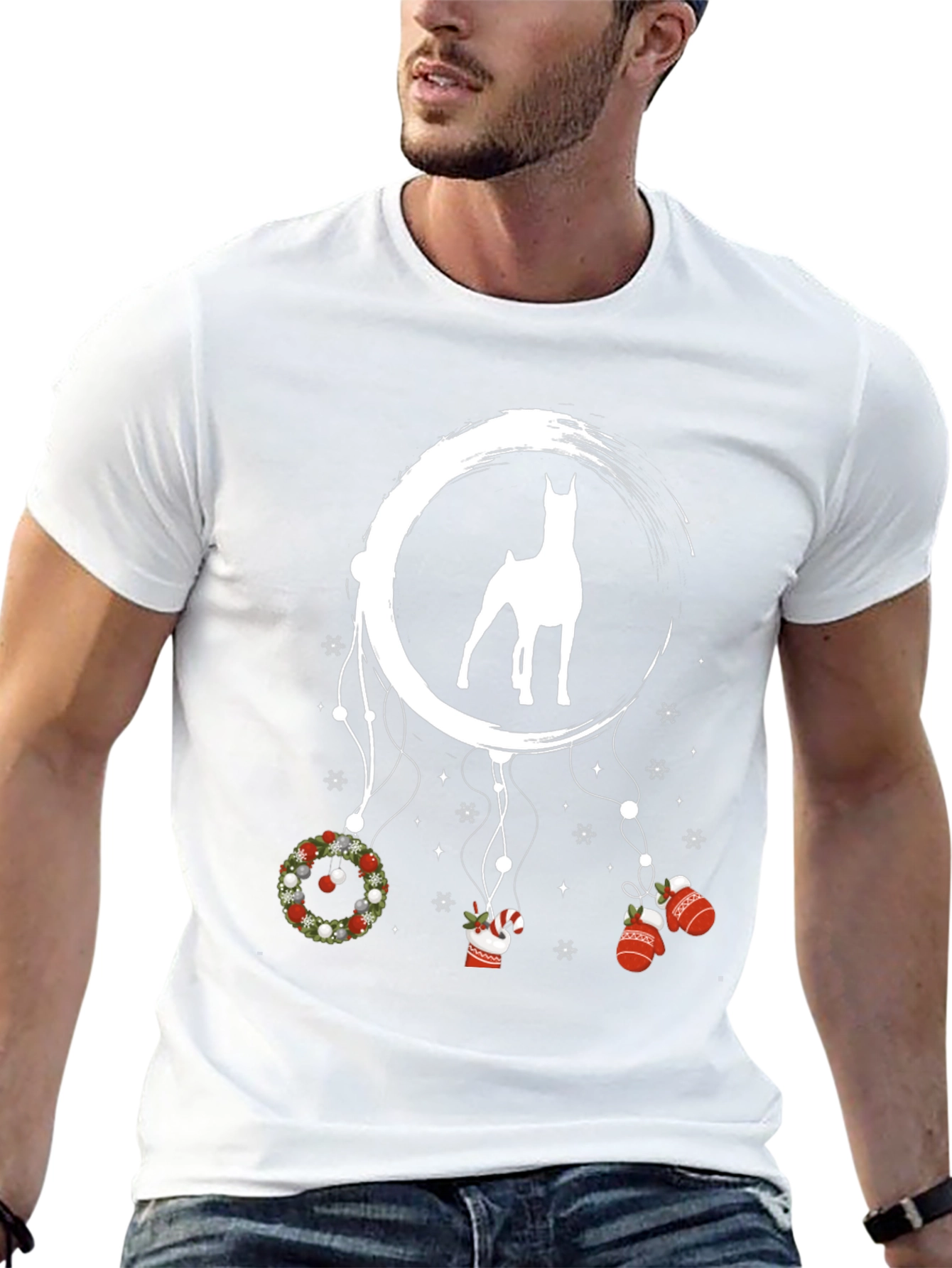 Doberman Christmas Dreamcatcher T-Shirt