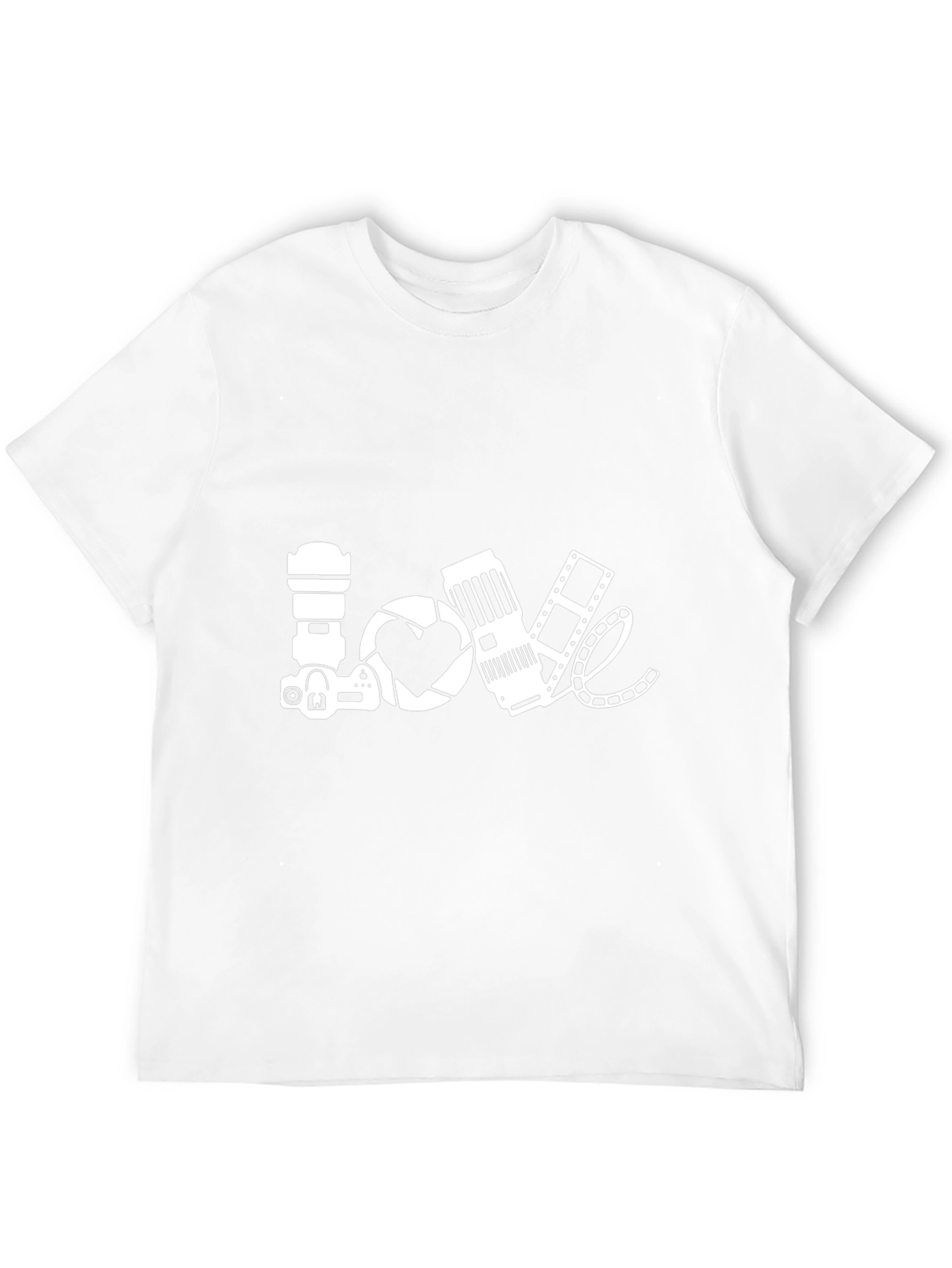 Photographer Love Graphic Tee - Black Cotton T-Shirt
