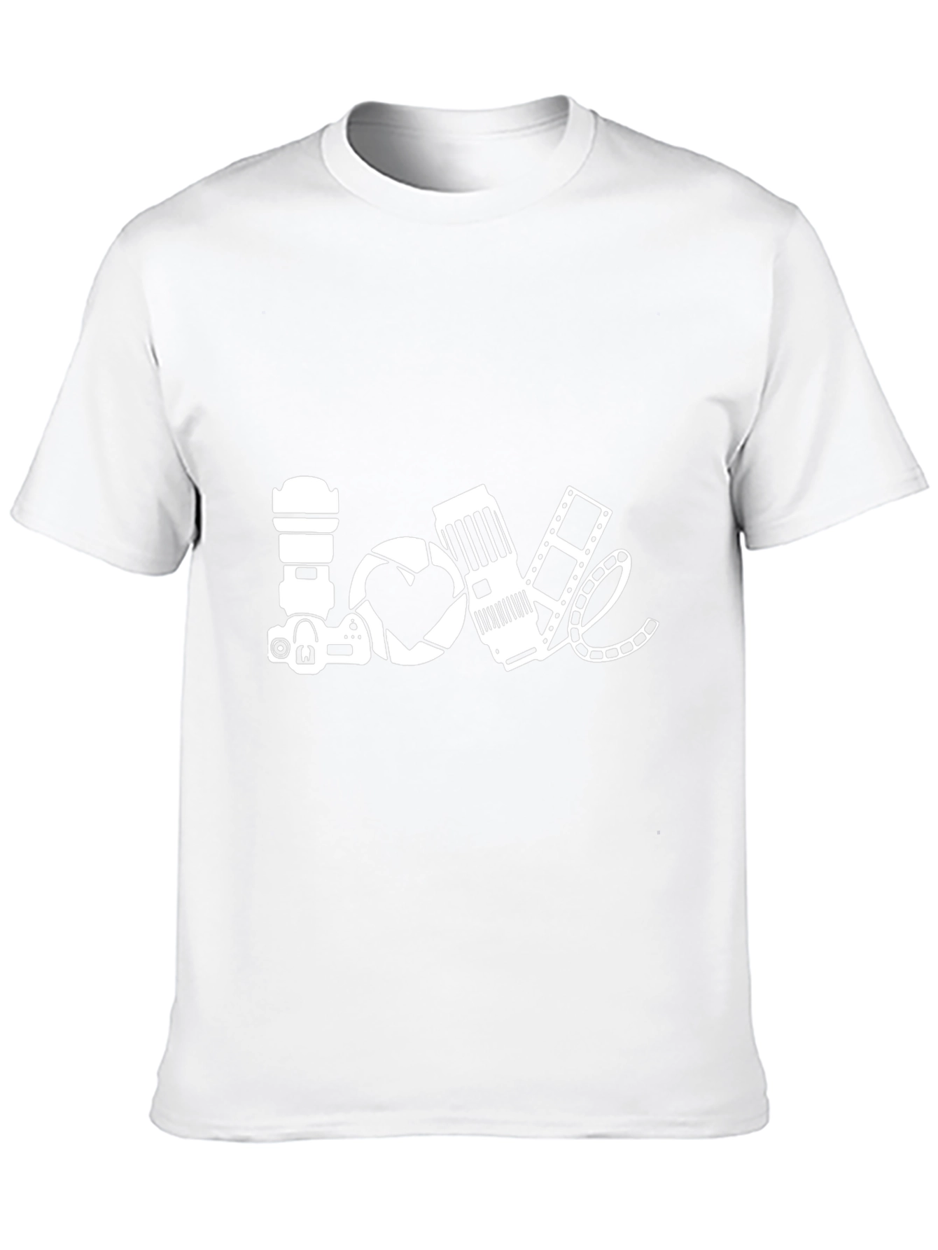Photographer Love Graphic Tee - Black Cotton T-Shirt