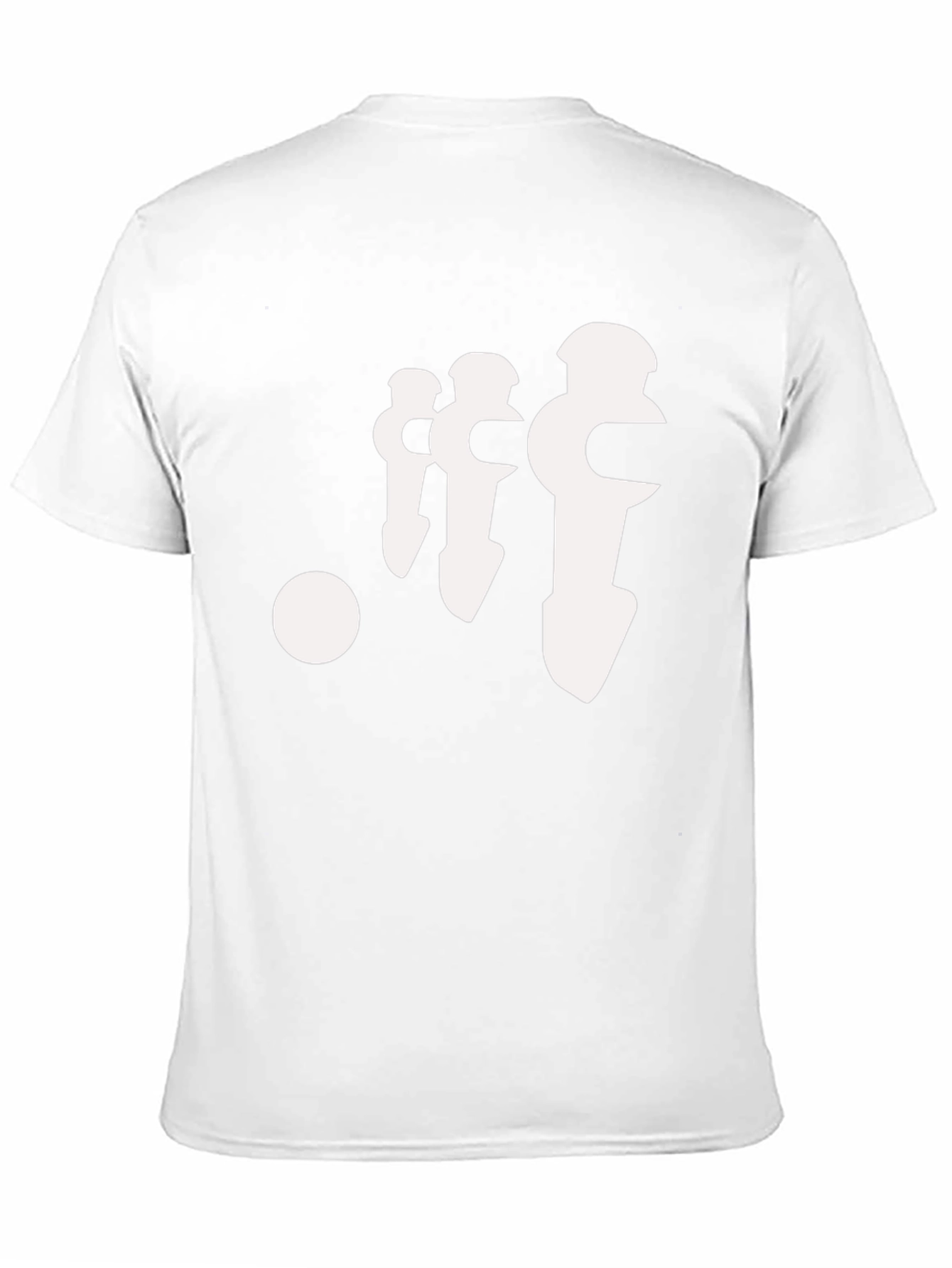 Retro Foosball Player Graphic Tee - Black