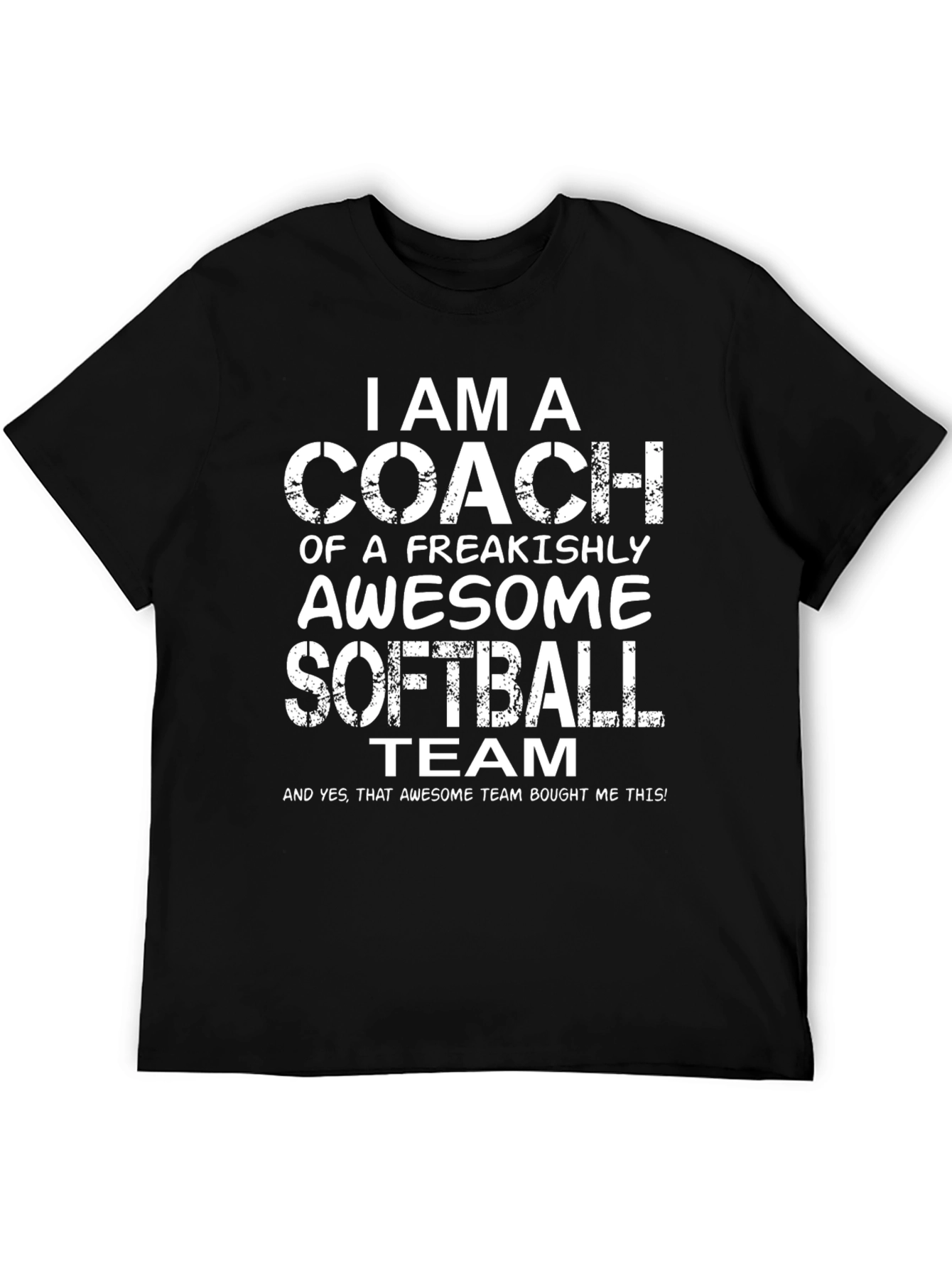 Awesome Softball Coach Graphic Tee