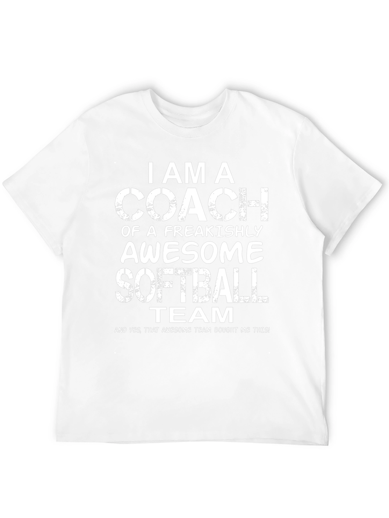 Awesome Softball Coach Graphic Tee