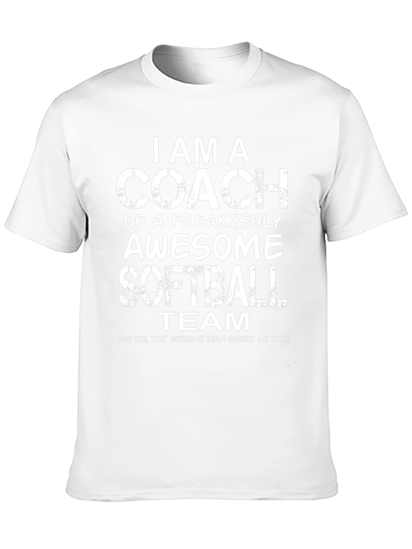 Awesome Softball Coach Graphic Tee