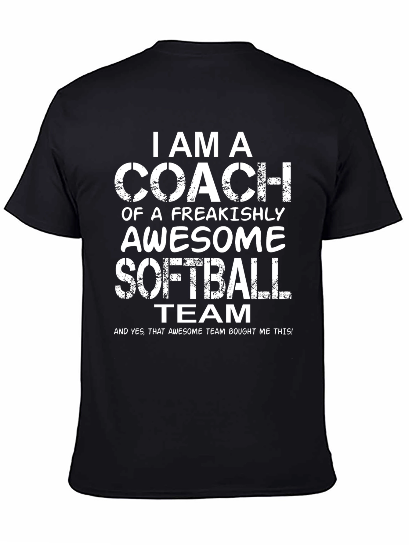Awesome Softball Coach Graphic Tee