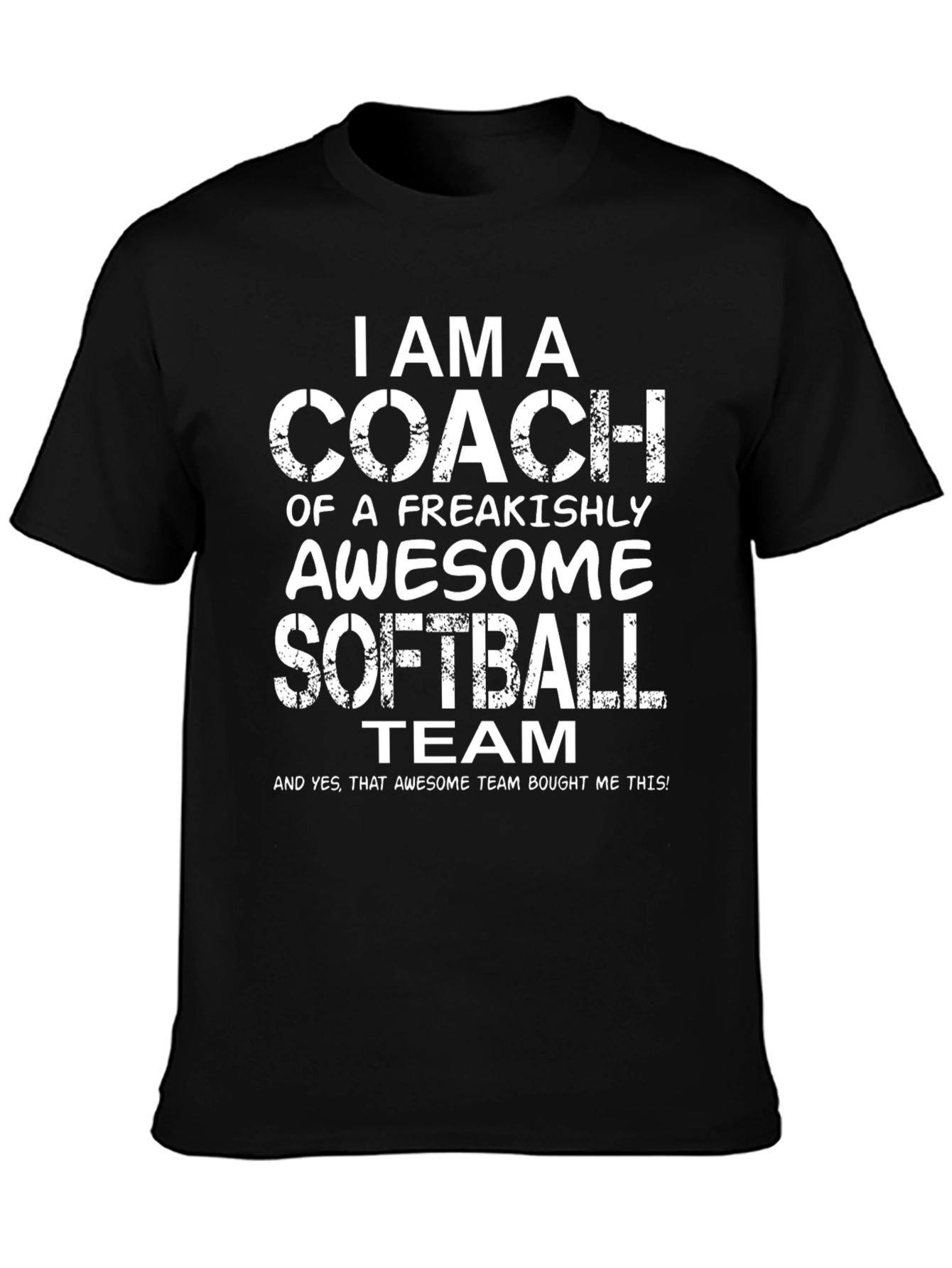 Awesome Softball Coach Graphic Tee