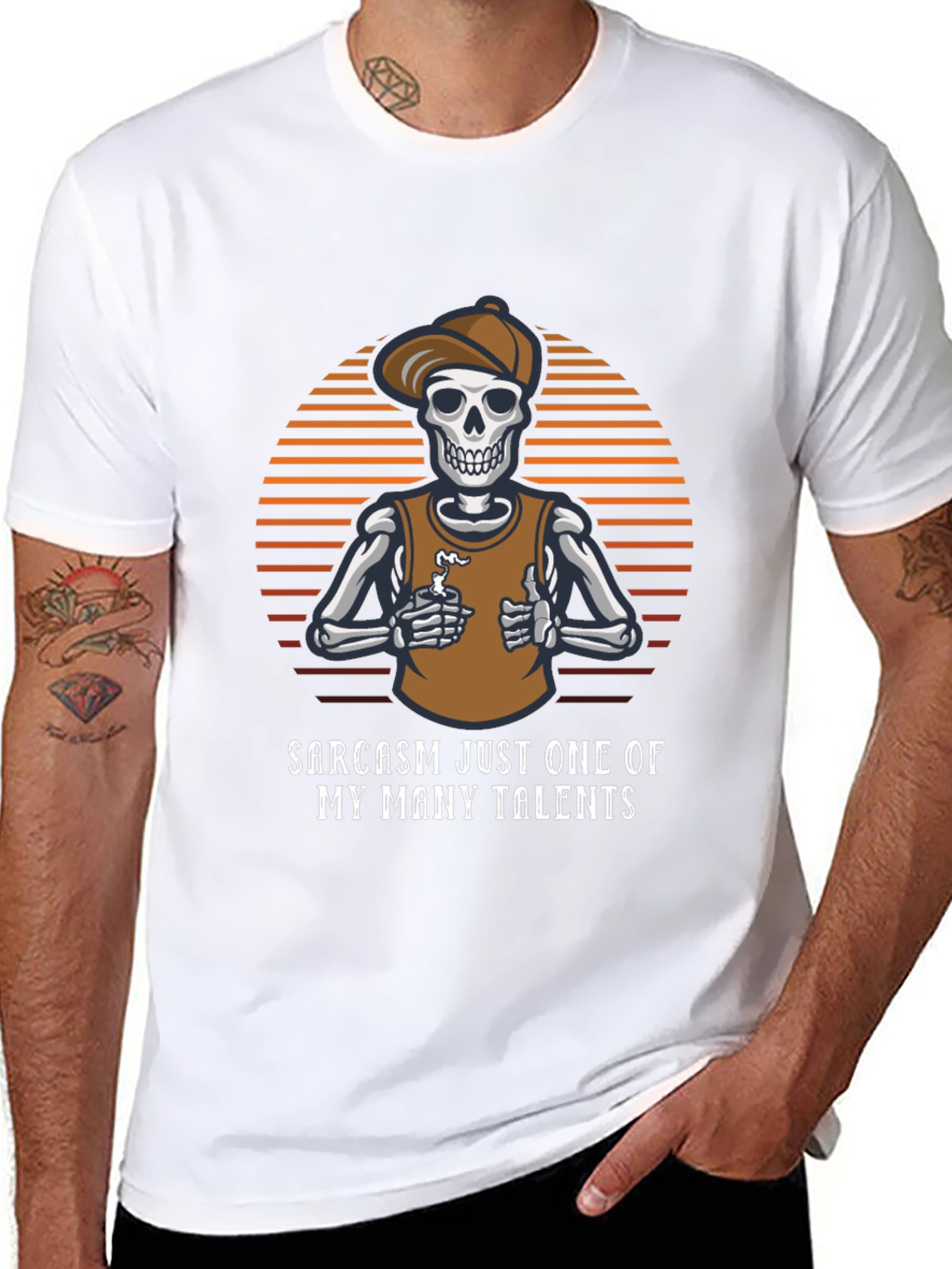 Sarcasm Skeleton T-Shirt - One Of My Talents