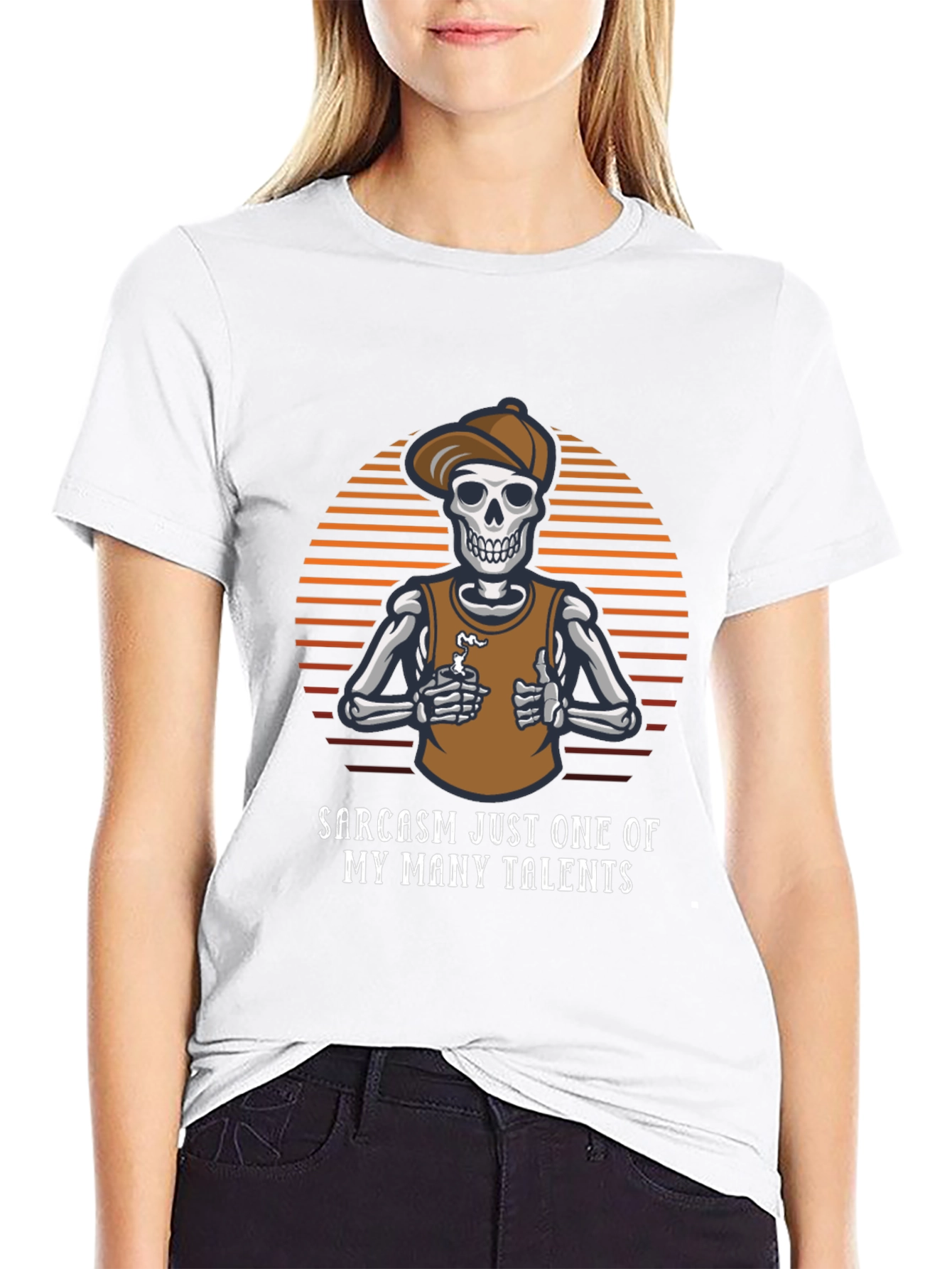 Sarcasm Skeleton T-Shirt - One Of My Talents