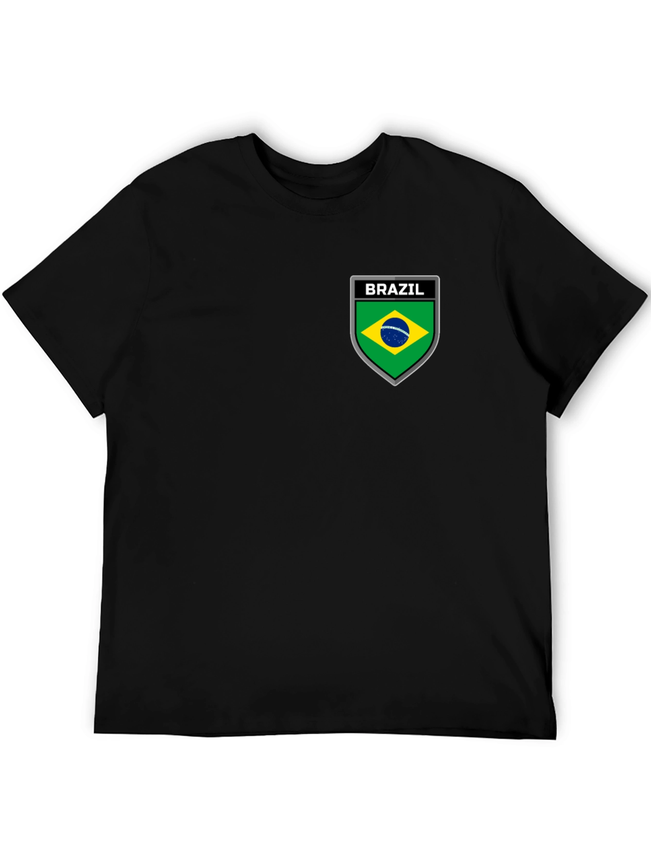 Brazil Emblem Black T-Shirt