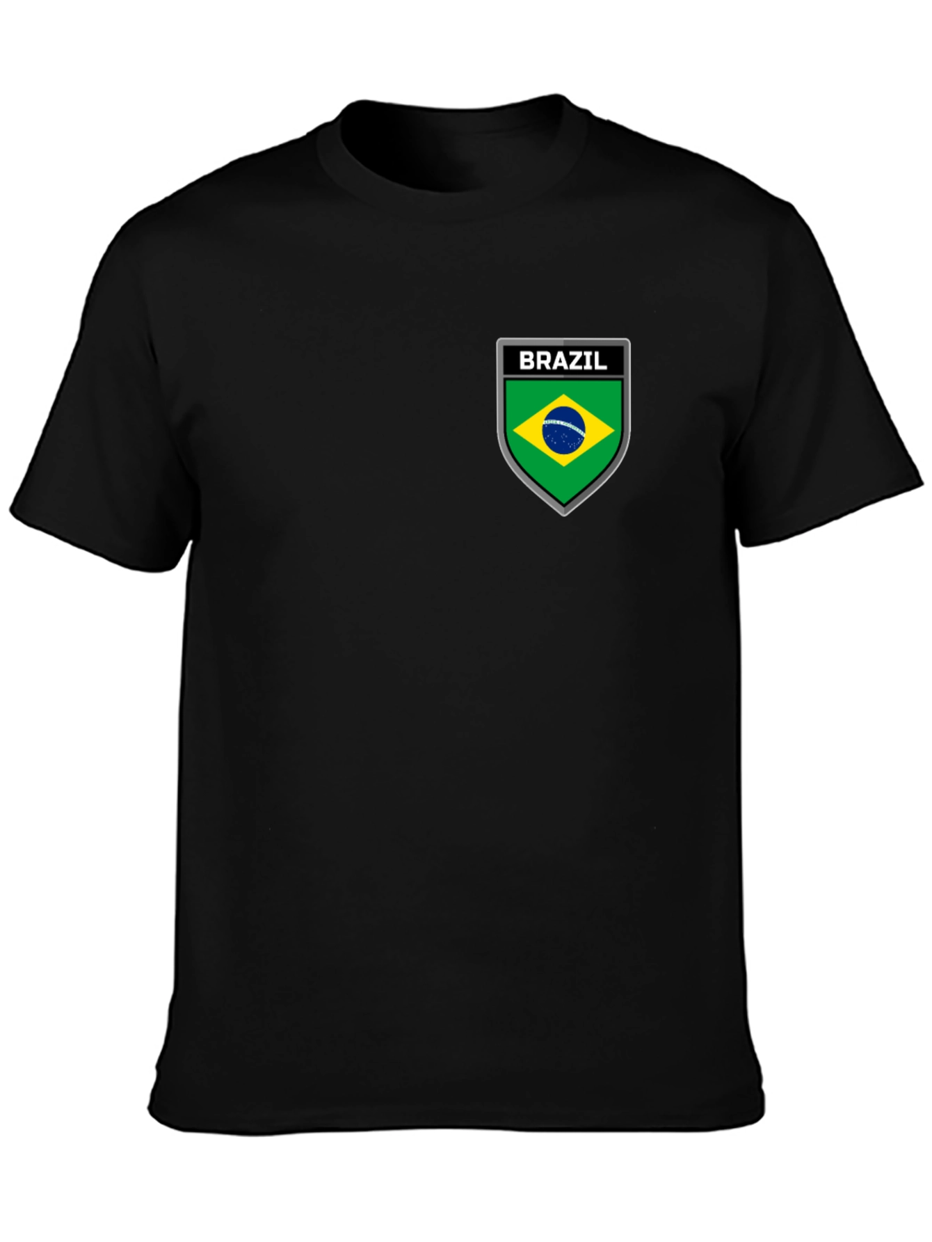Brazil Emblem Black T-Shirt