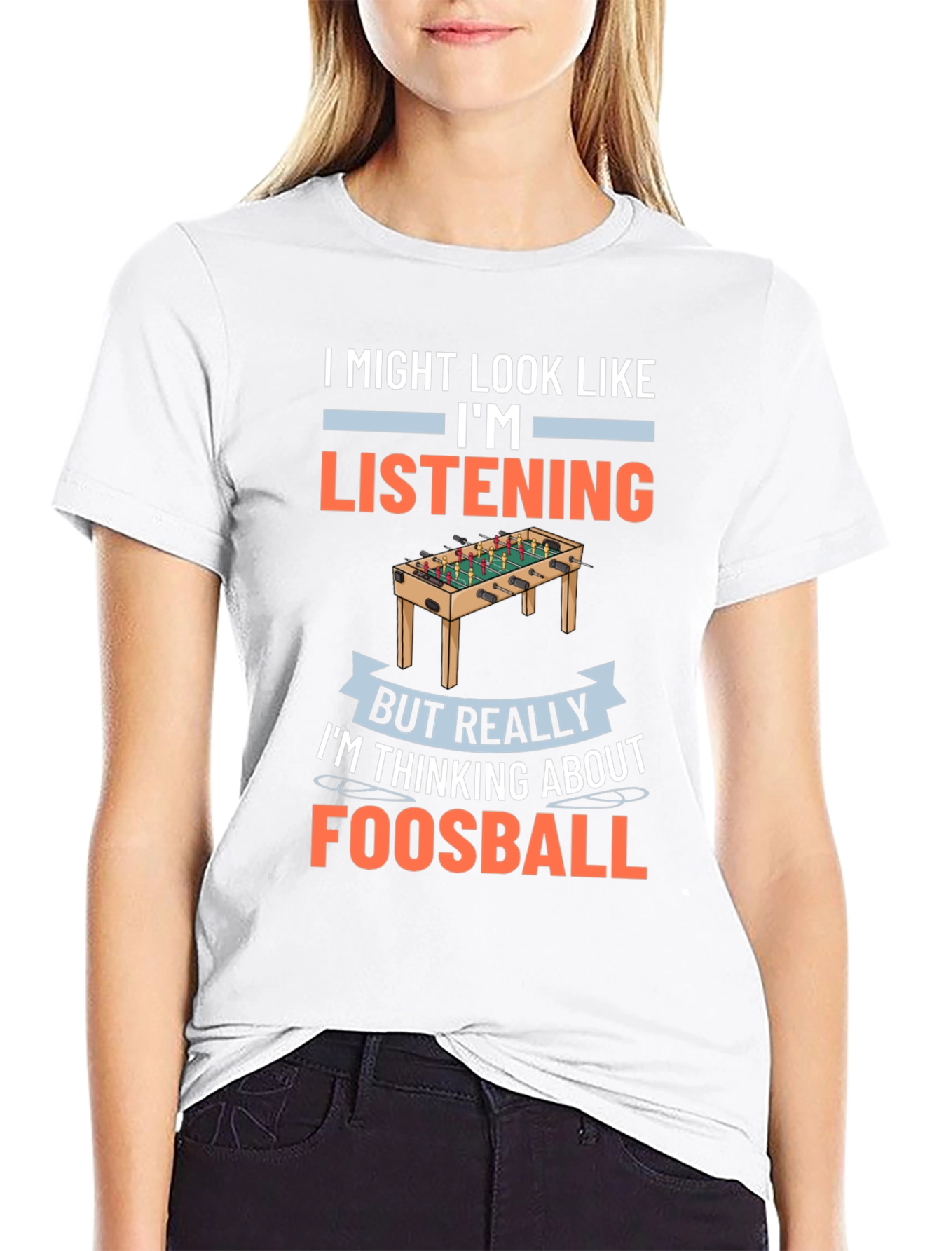 Foosball T-Shirt - Im Thinking About Foosball