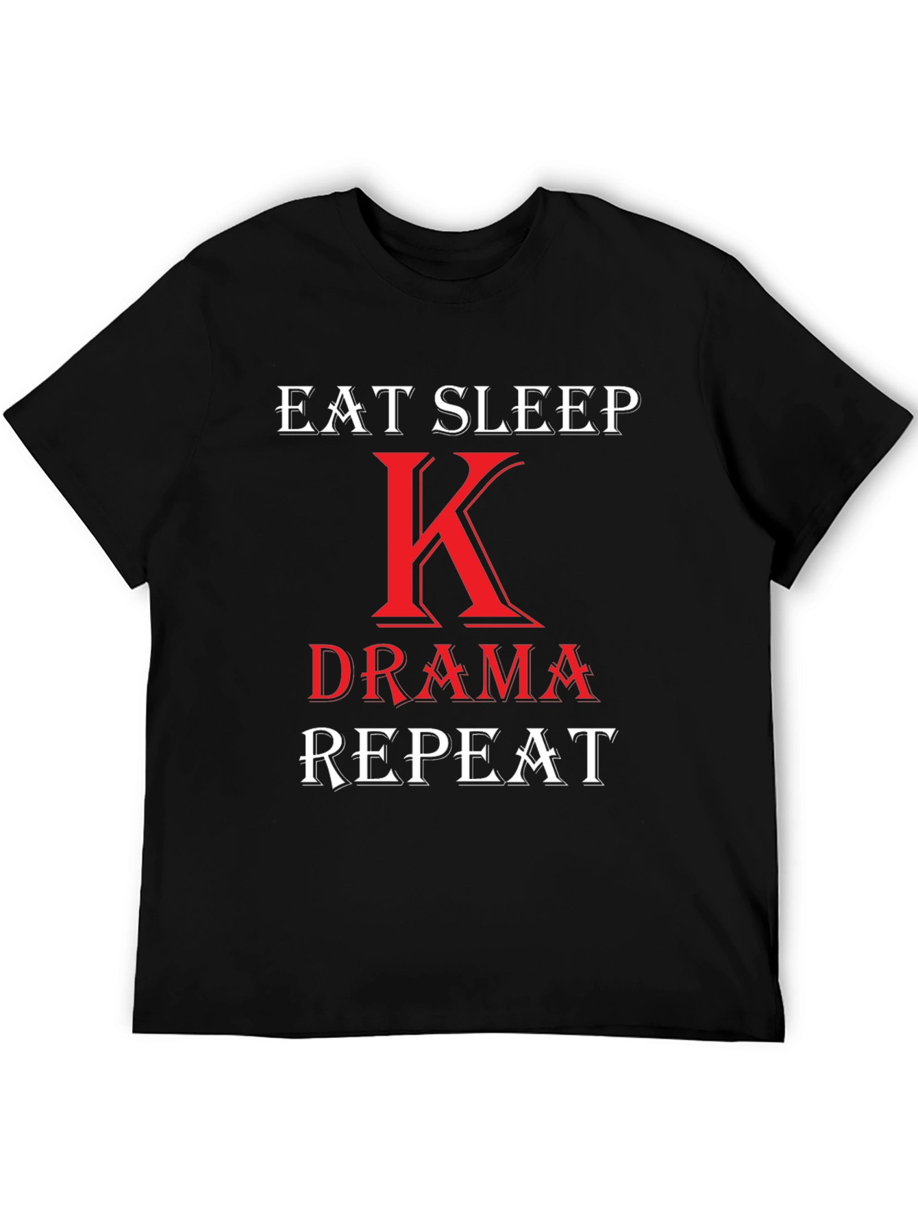 Eat Sleep K-Drama Repeat T-Shirt