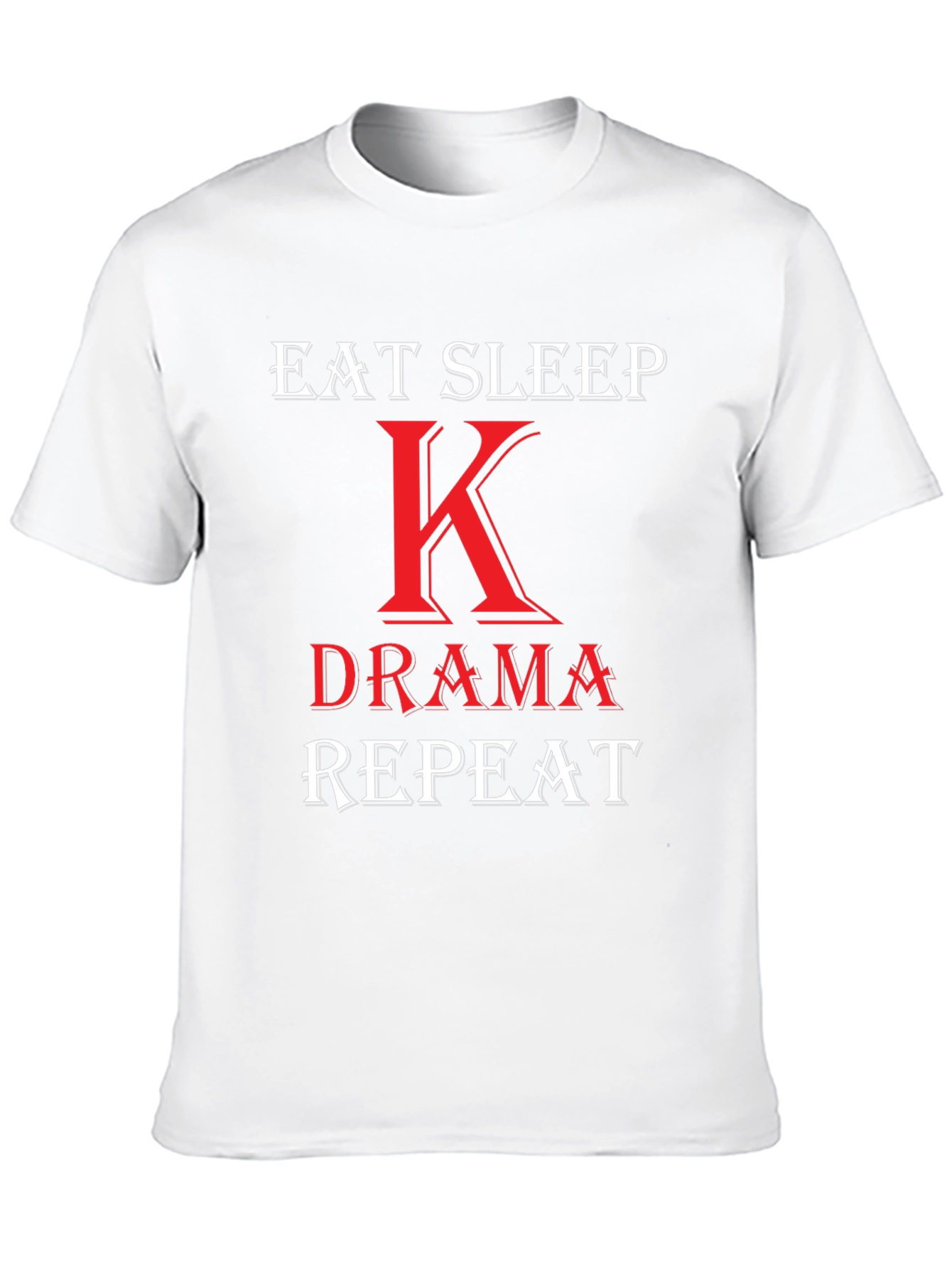 Eat Sleep K-Drama Repeat T-Shirt