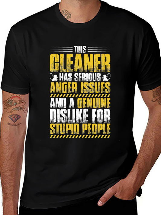 Cleaner Anger Issues Graphic Tee