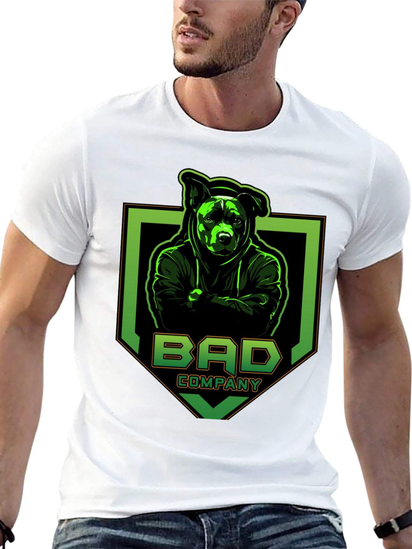 Bad Company Dog Graphic T-Shirt
