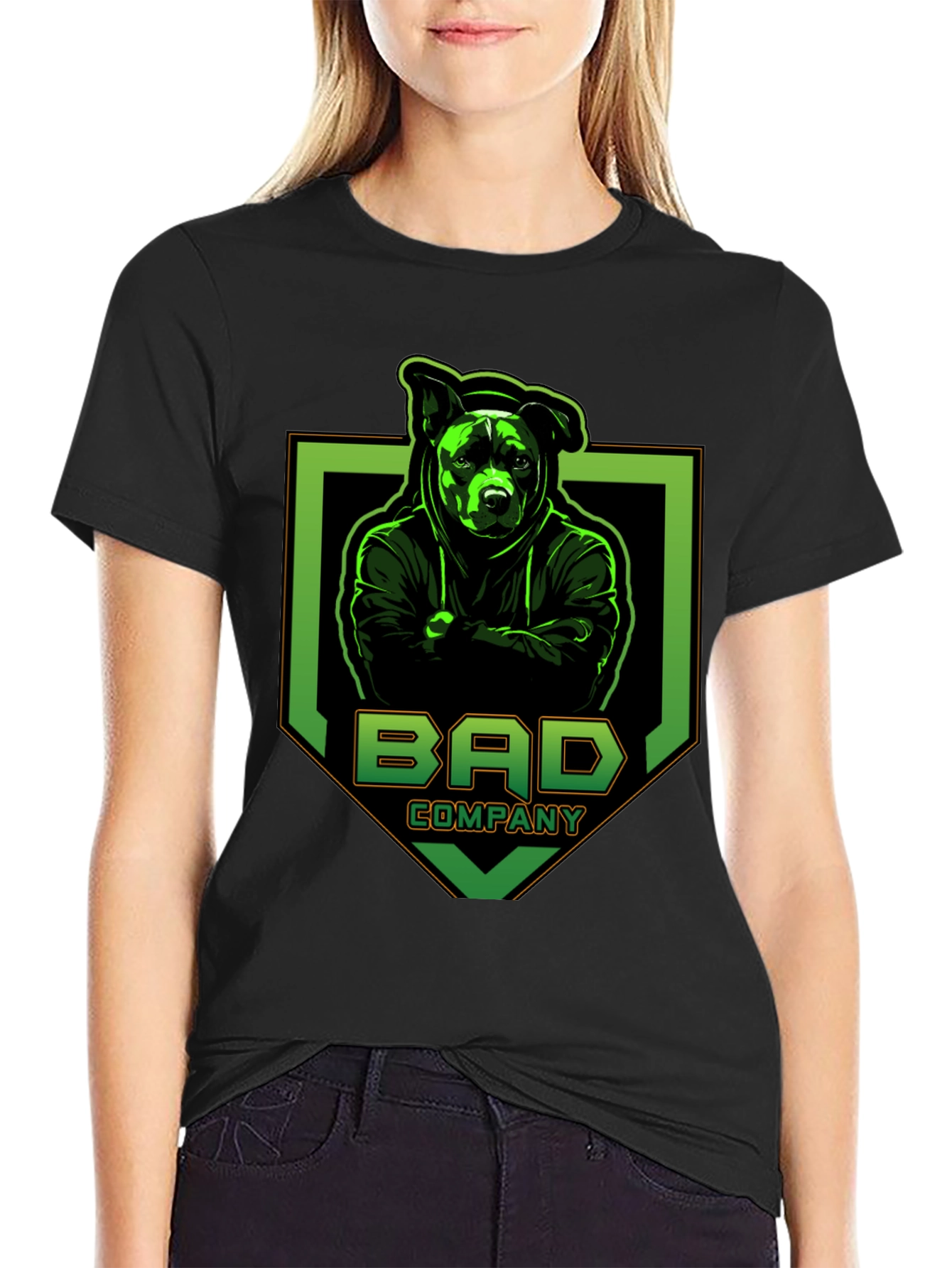 Bad Company Dog Graphic T-Shirt