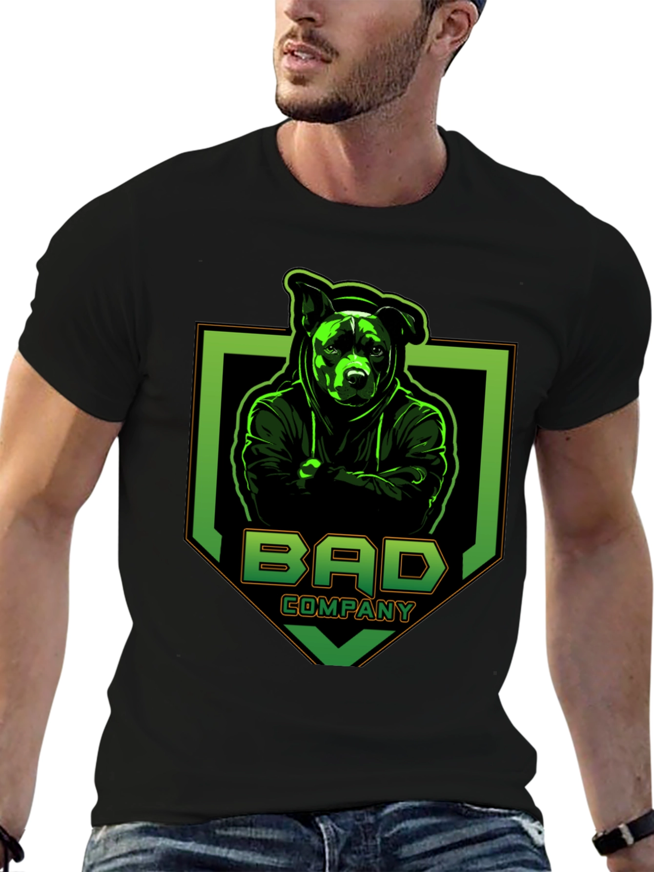 Bad Company Dog Graphic T-Shirt