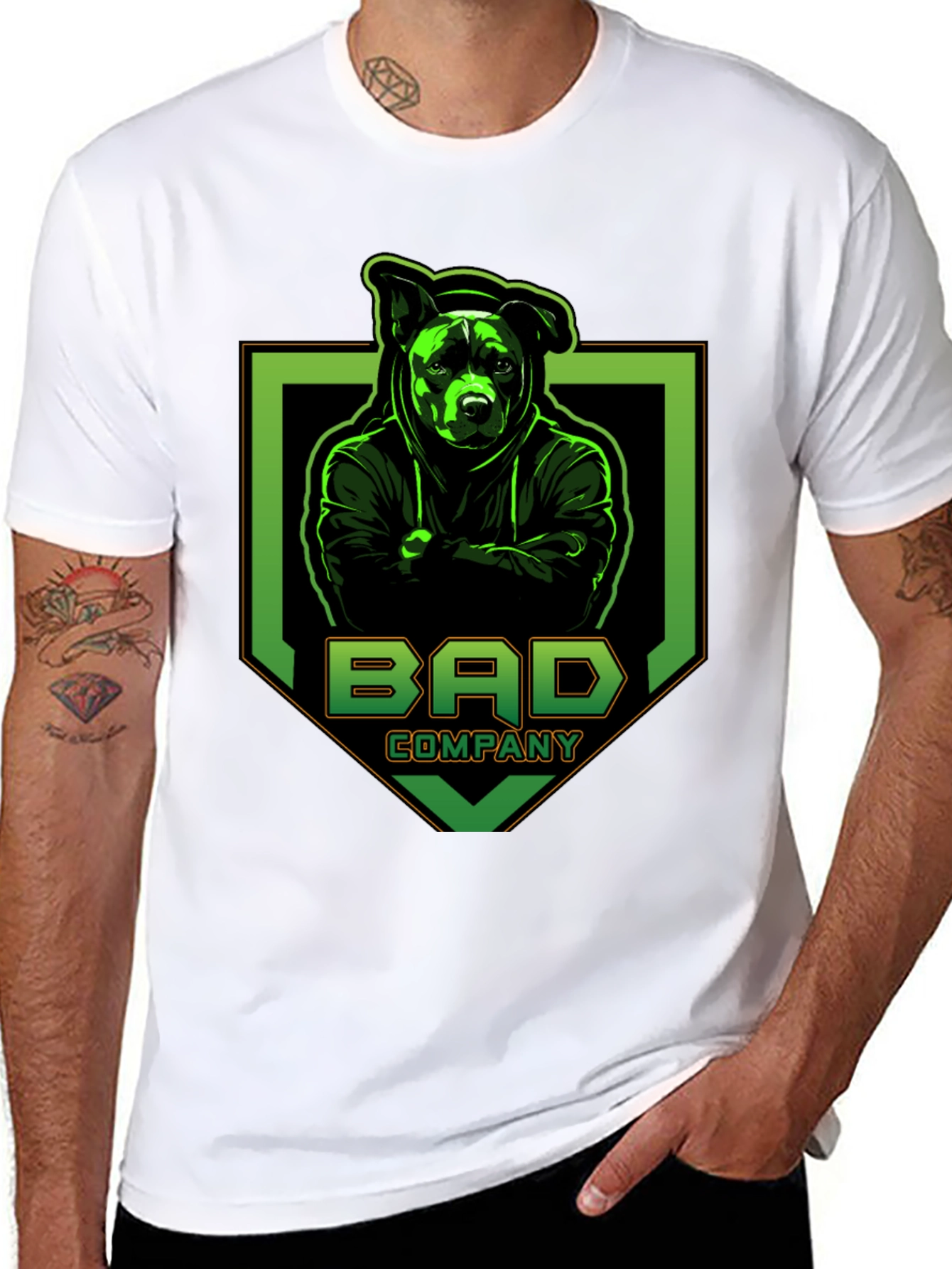 Bad Company Dog Graphic T-Shirt