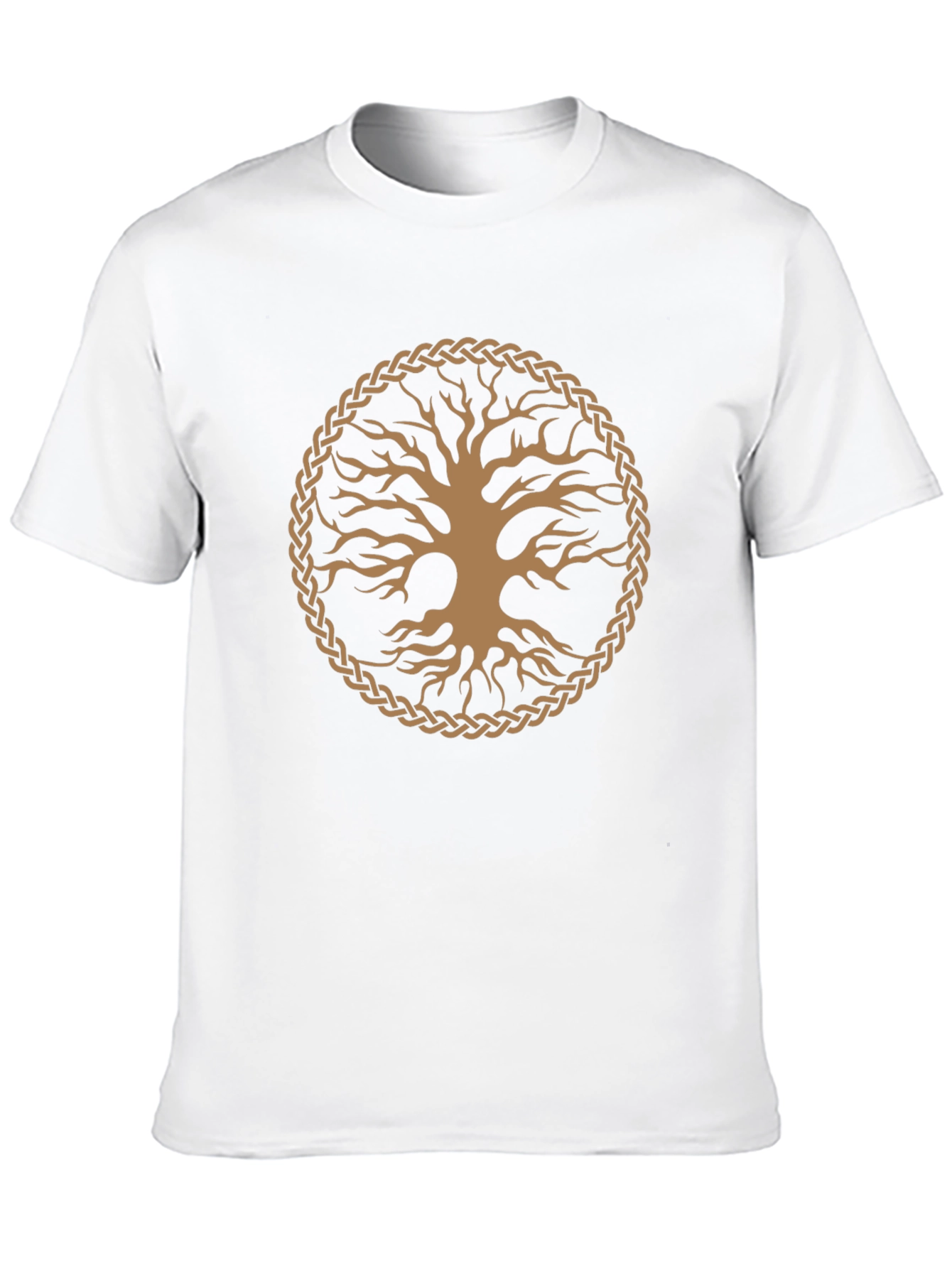 Celtic Tree of Life Graphic T-Shirt - Black