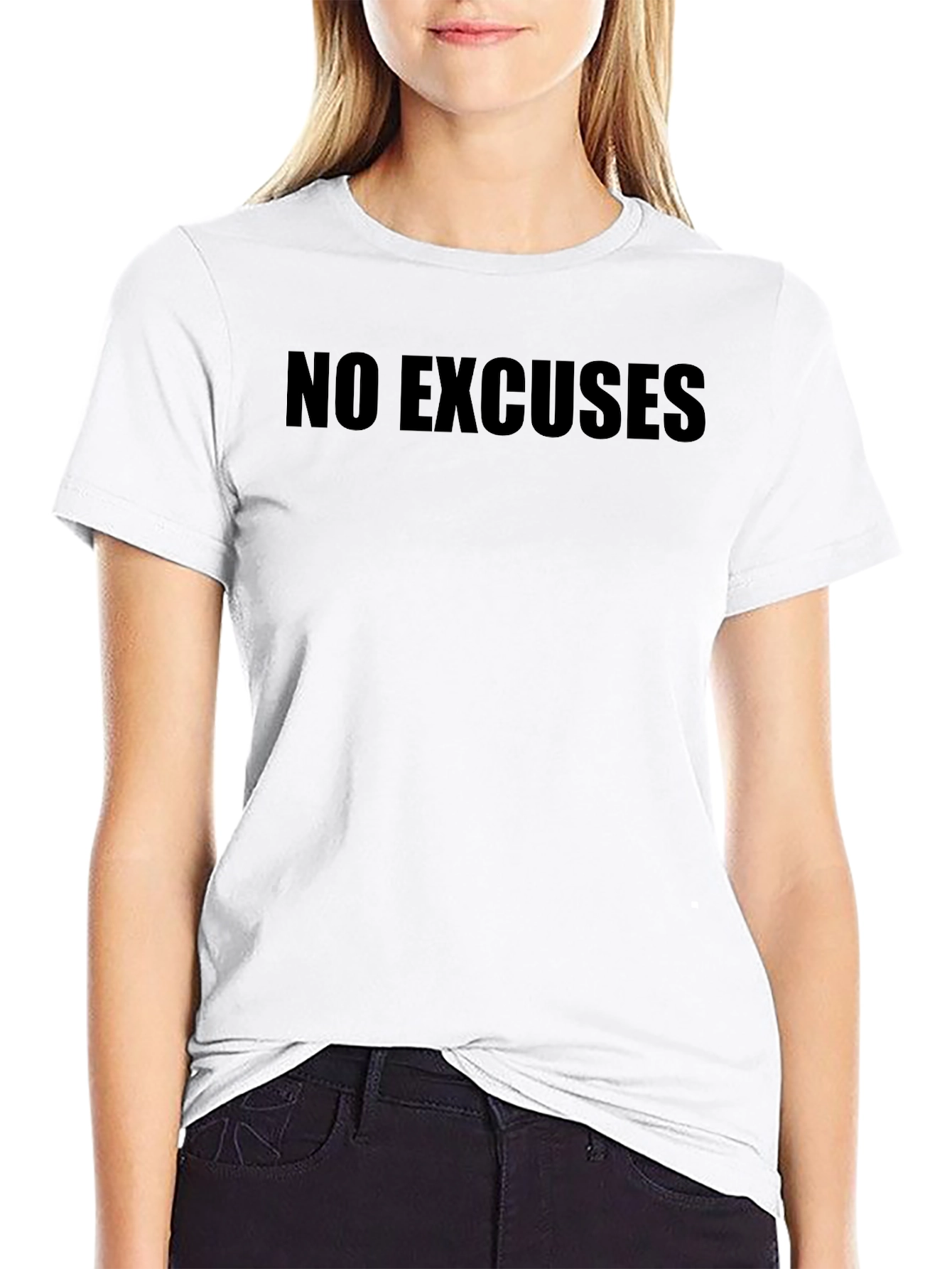 No Excuses Black T-Shirt