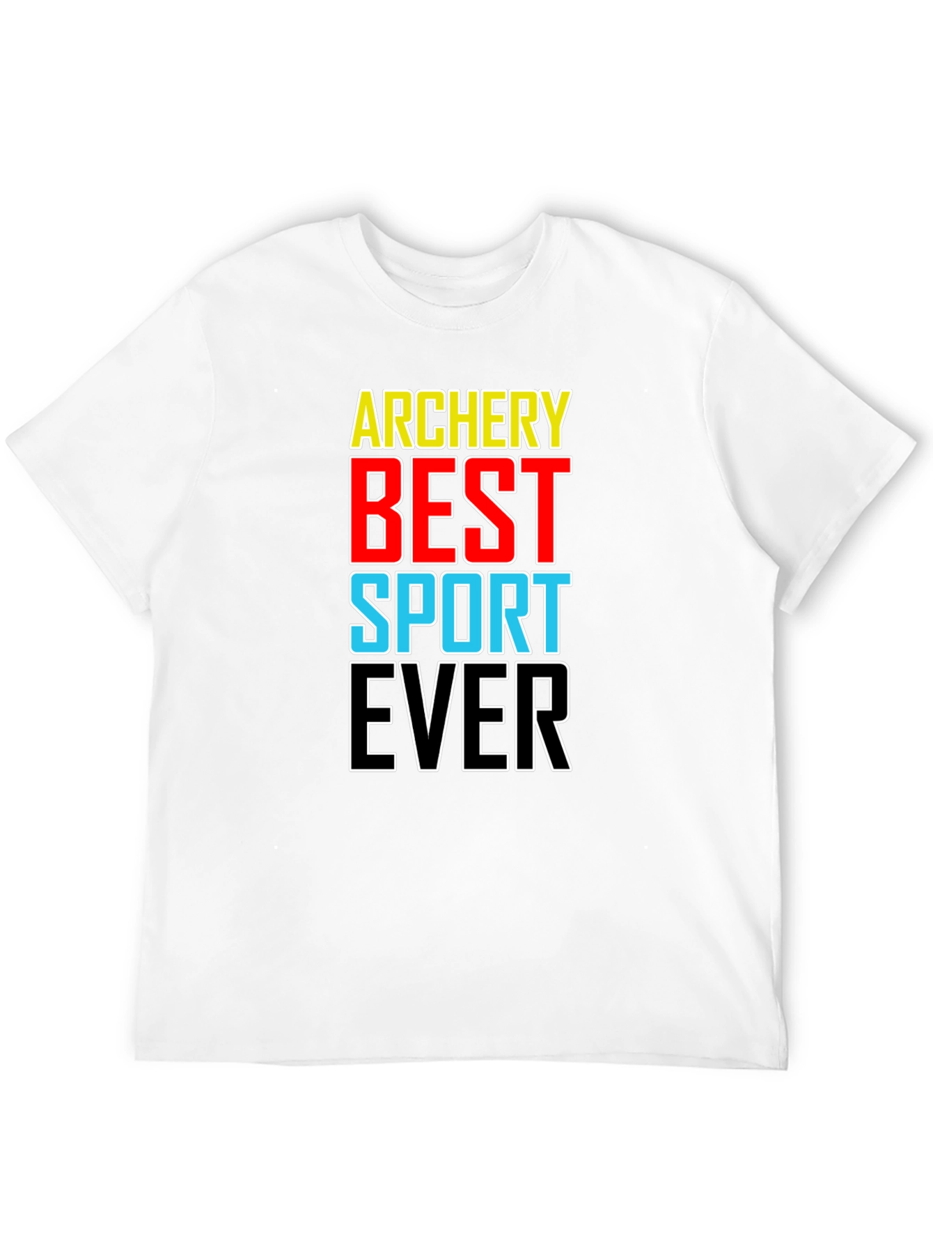Archery Best Sport Ever T-Shirt Black Cotton Tee