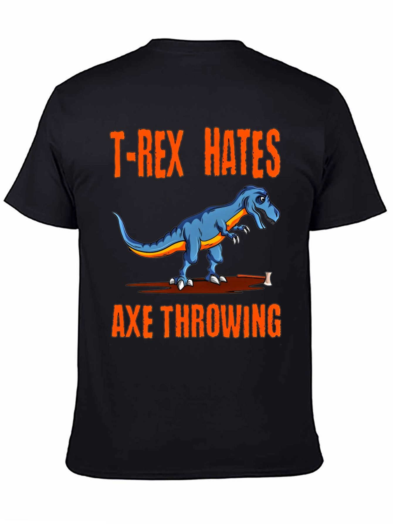 T-Rex Hates Axe Throwing Graphic Tee