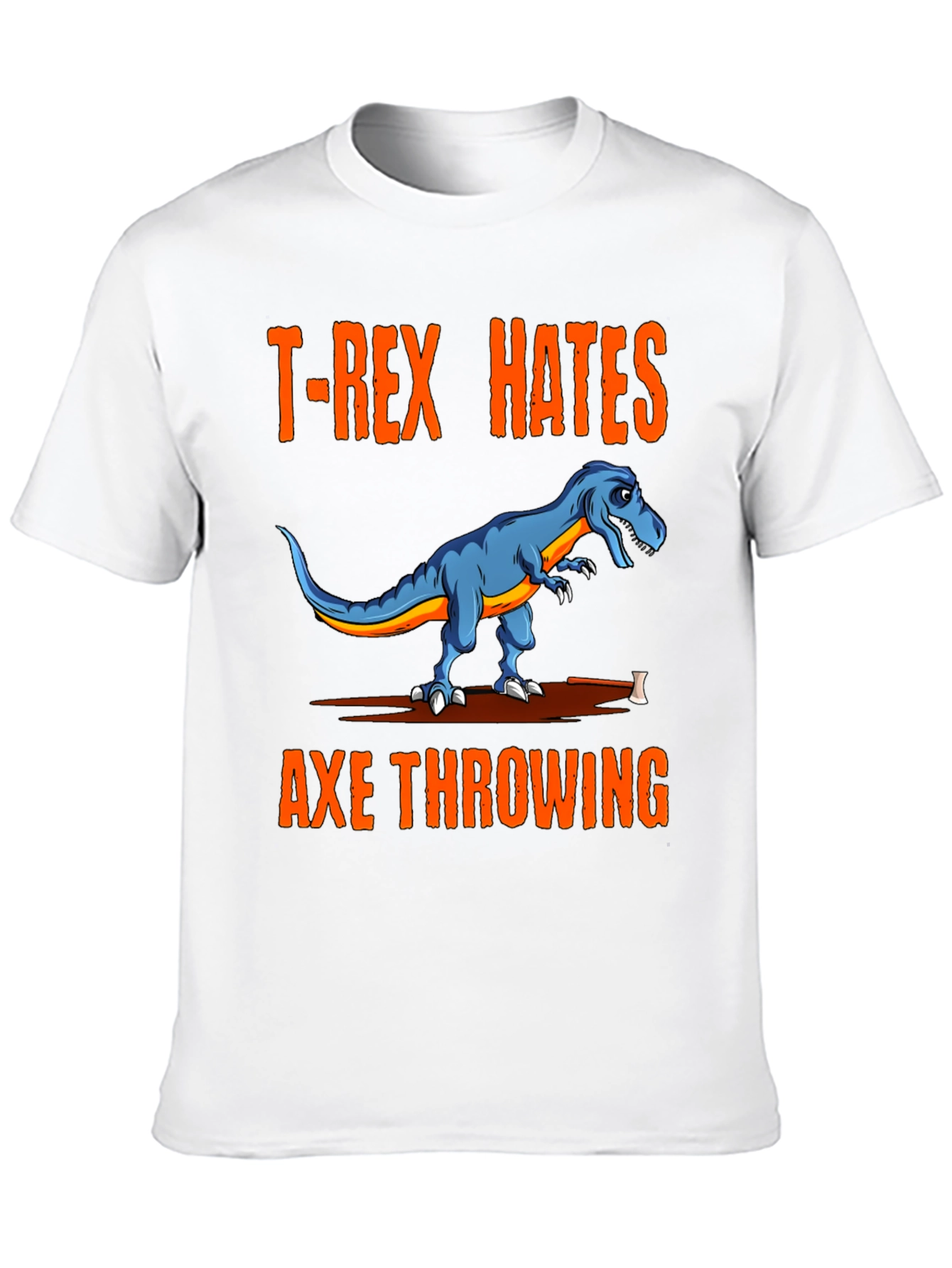 T-Rex Hates Axe Throwing Graphic Tee