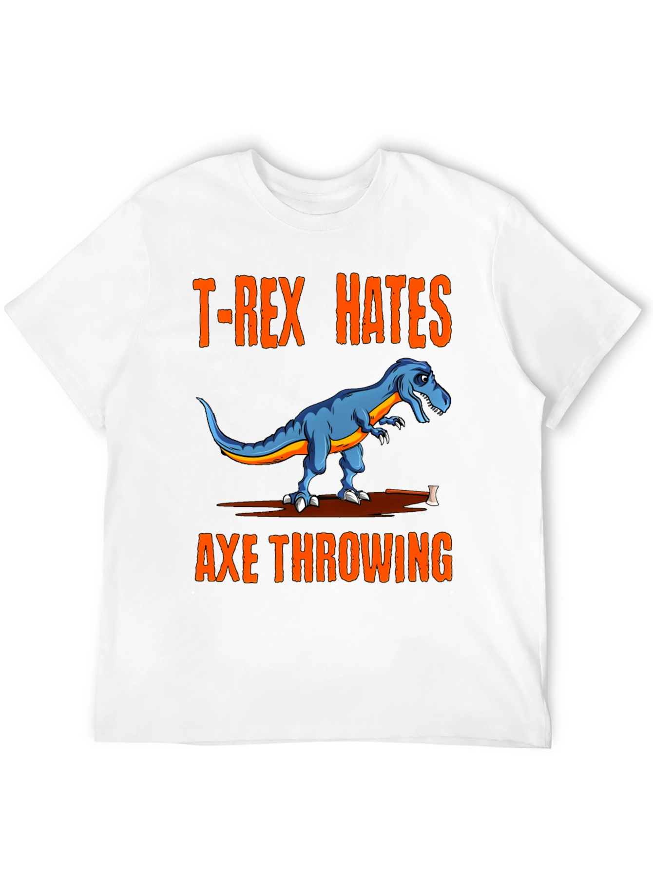 T-Rex Hates Axe Throwing Graphic Tee