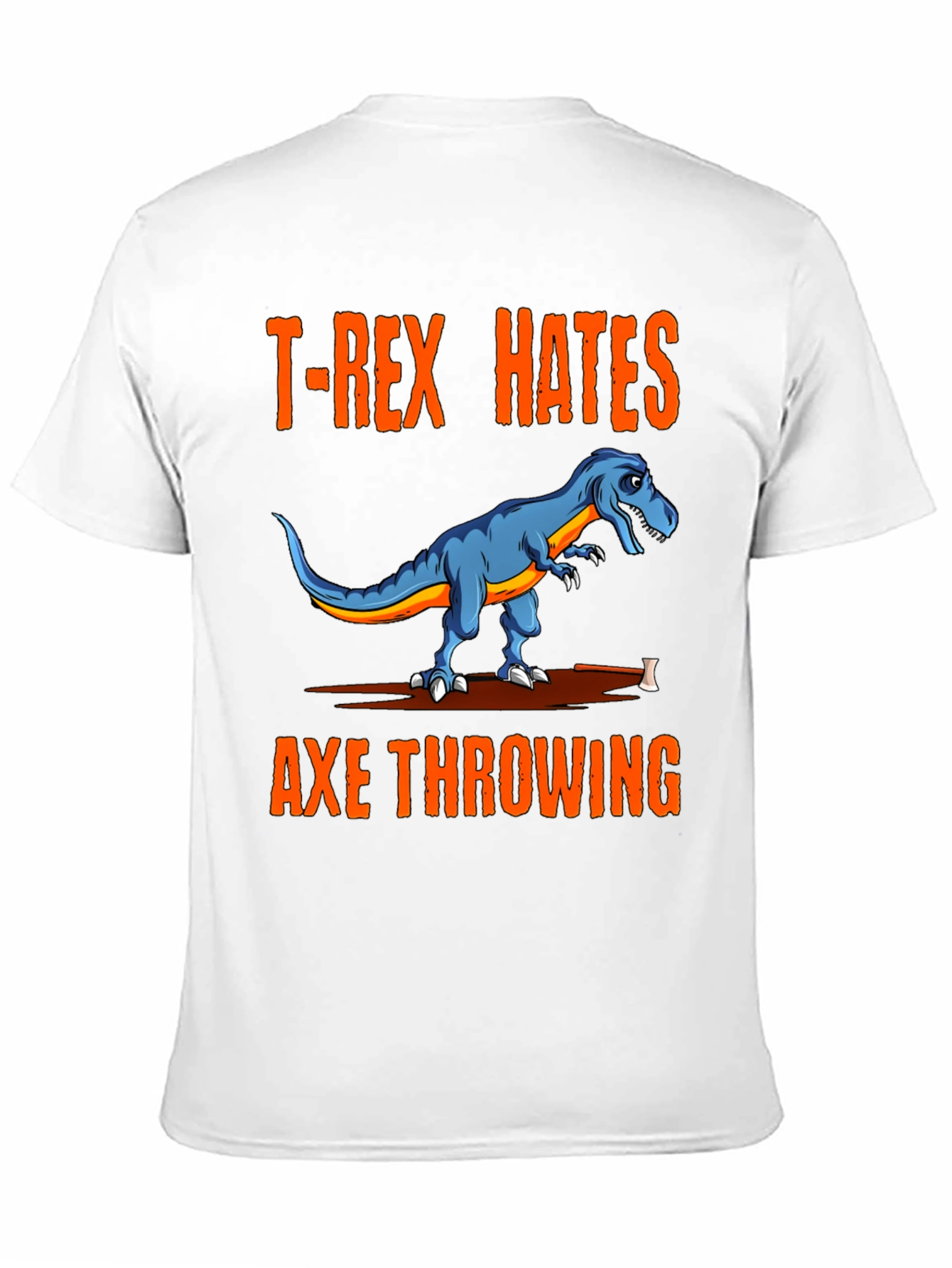 T-Rex Hates Axe Throwing Graphic Tee