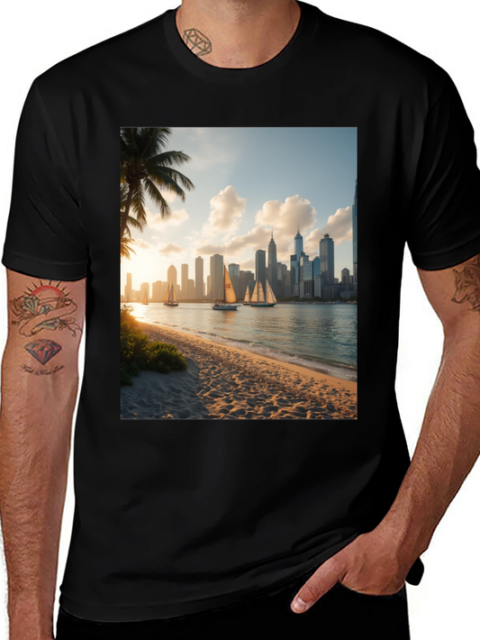 Coastal Cityscape Tee