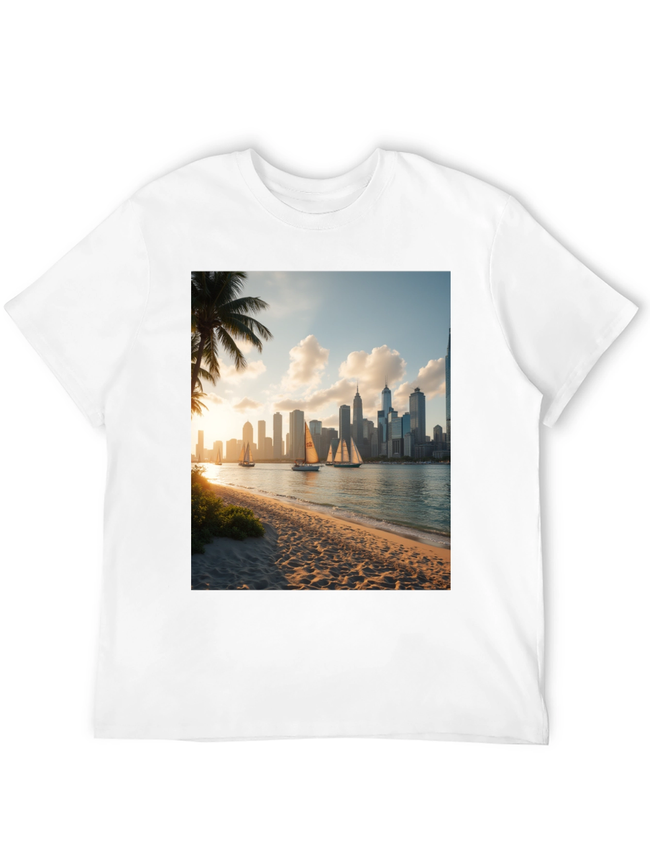 Coastal Cityscape Tee