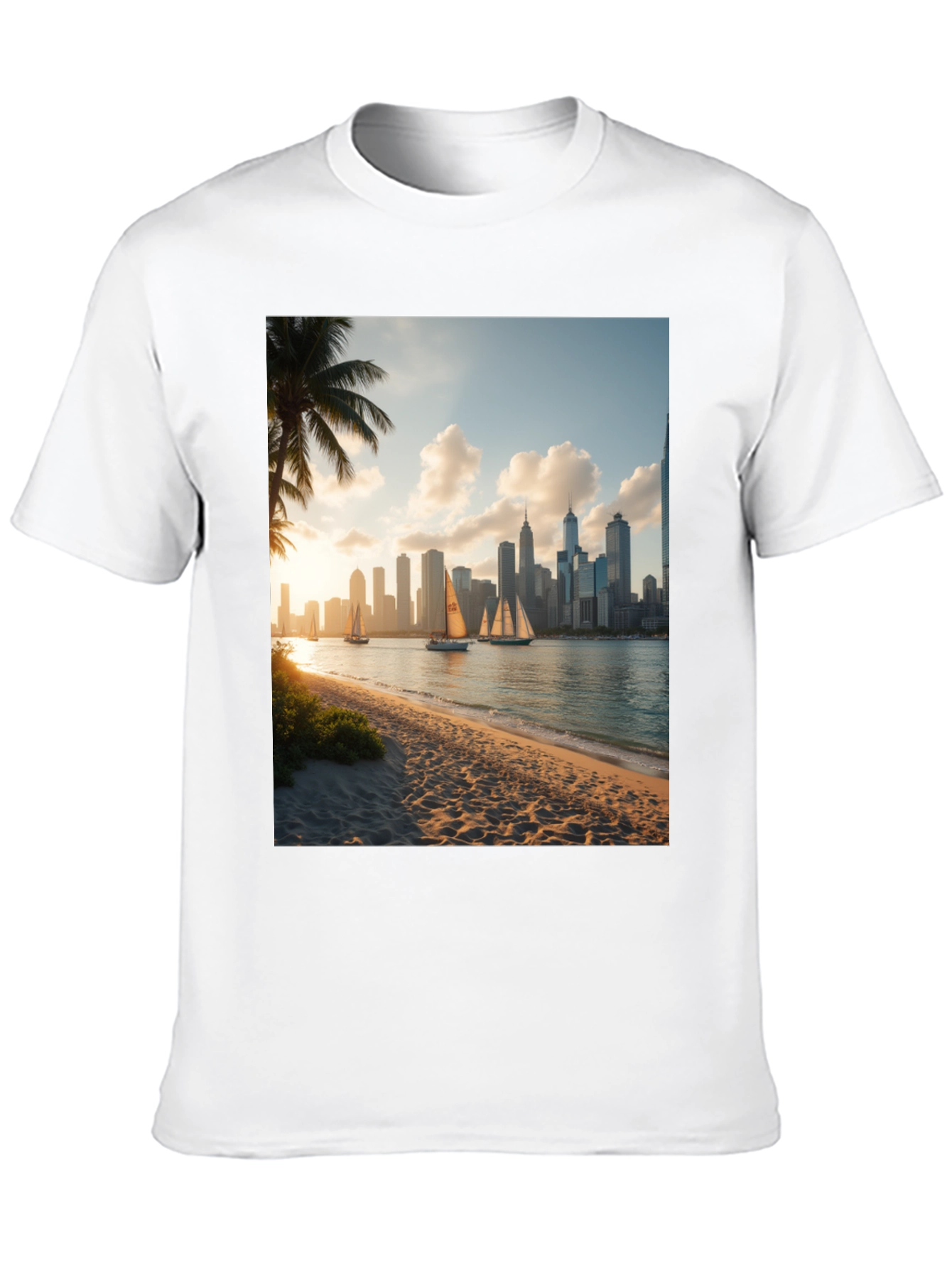 Coastal Cityscape Tee