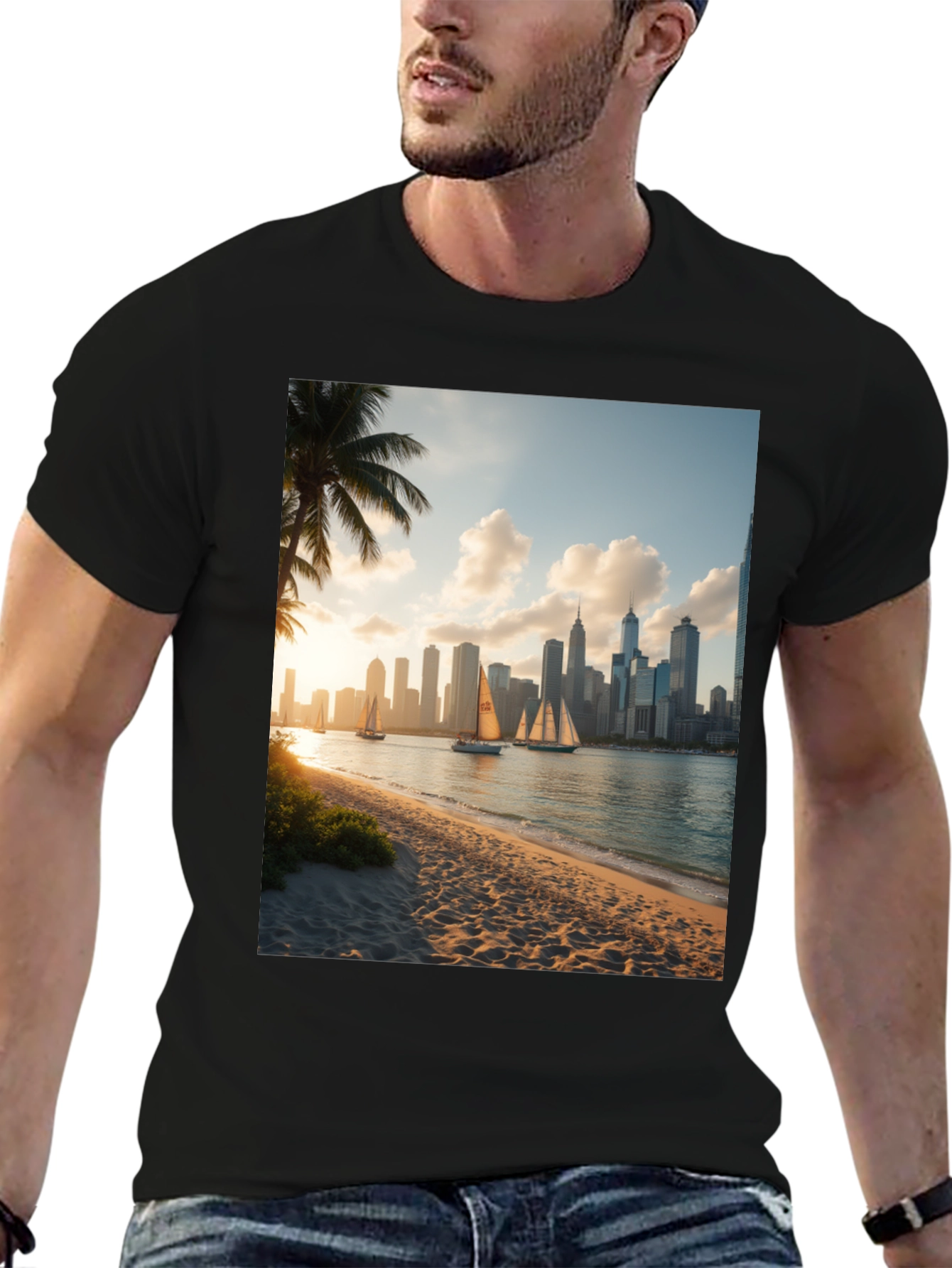 Coastal Cityscape Tee