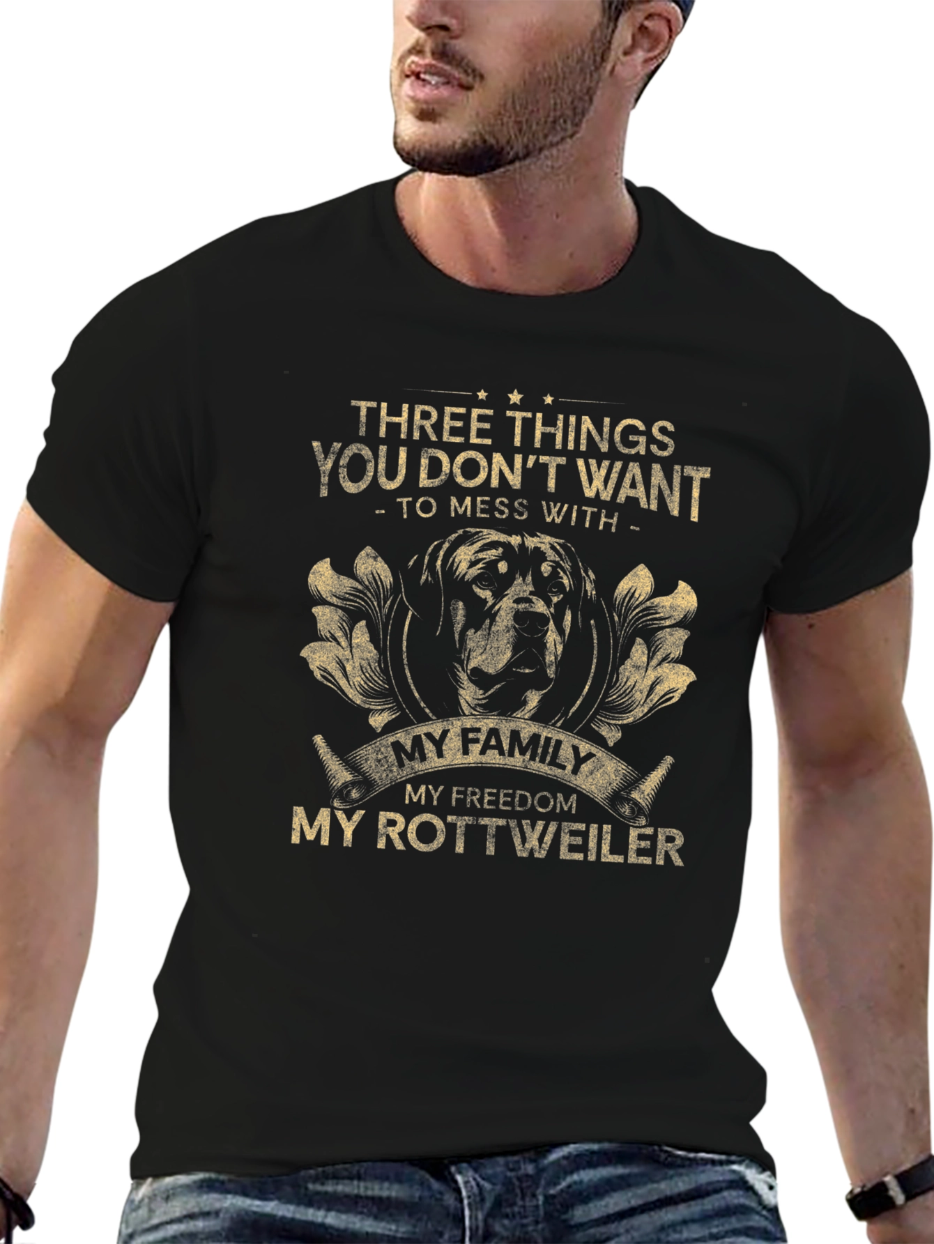 Rottweiler Family Freedom T-Shirt