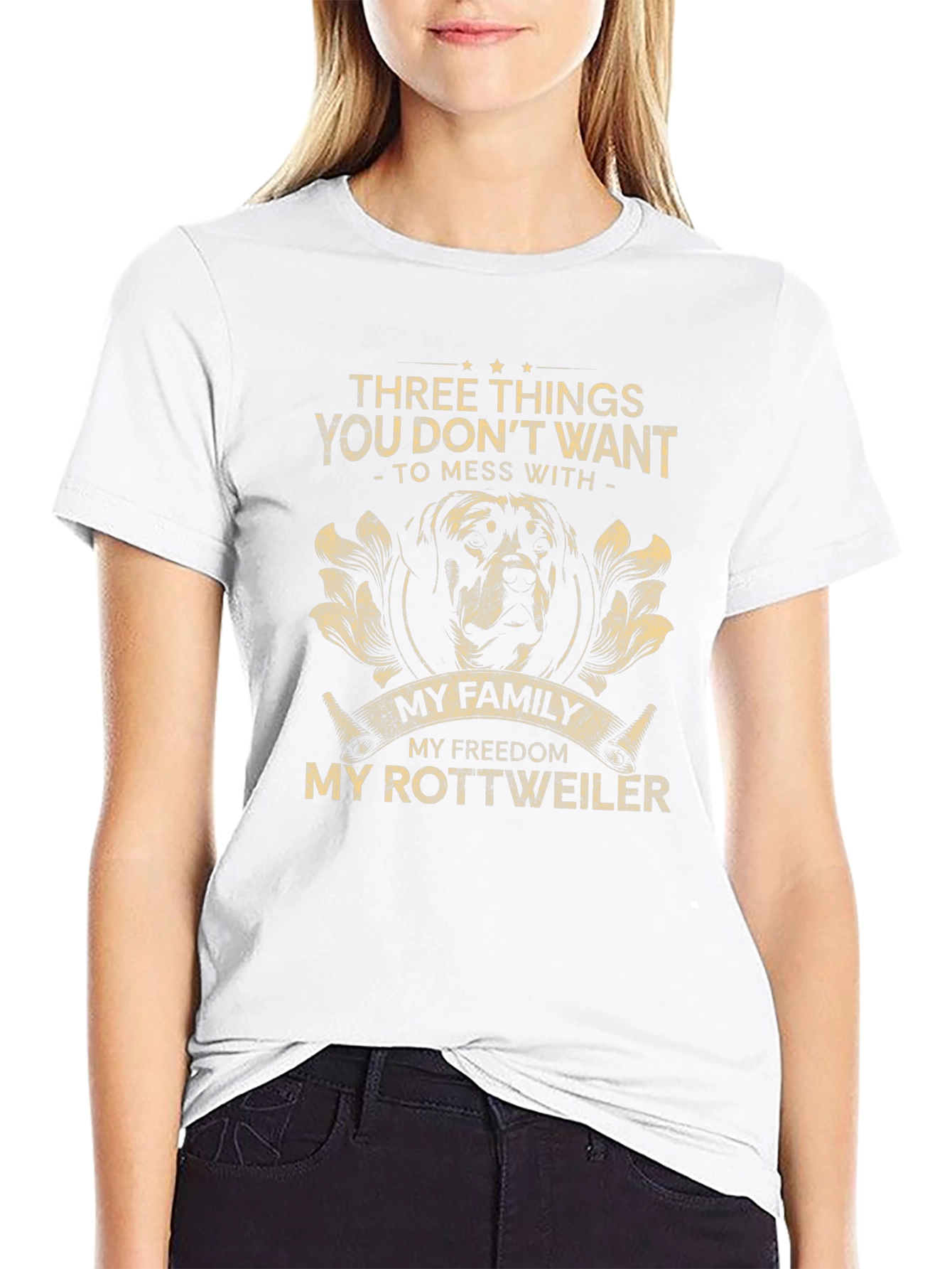 Rottweiler Family Freedom T-Shirt