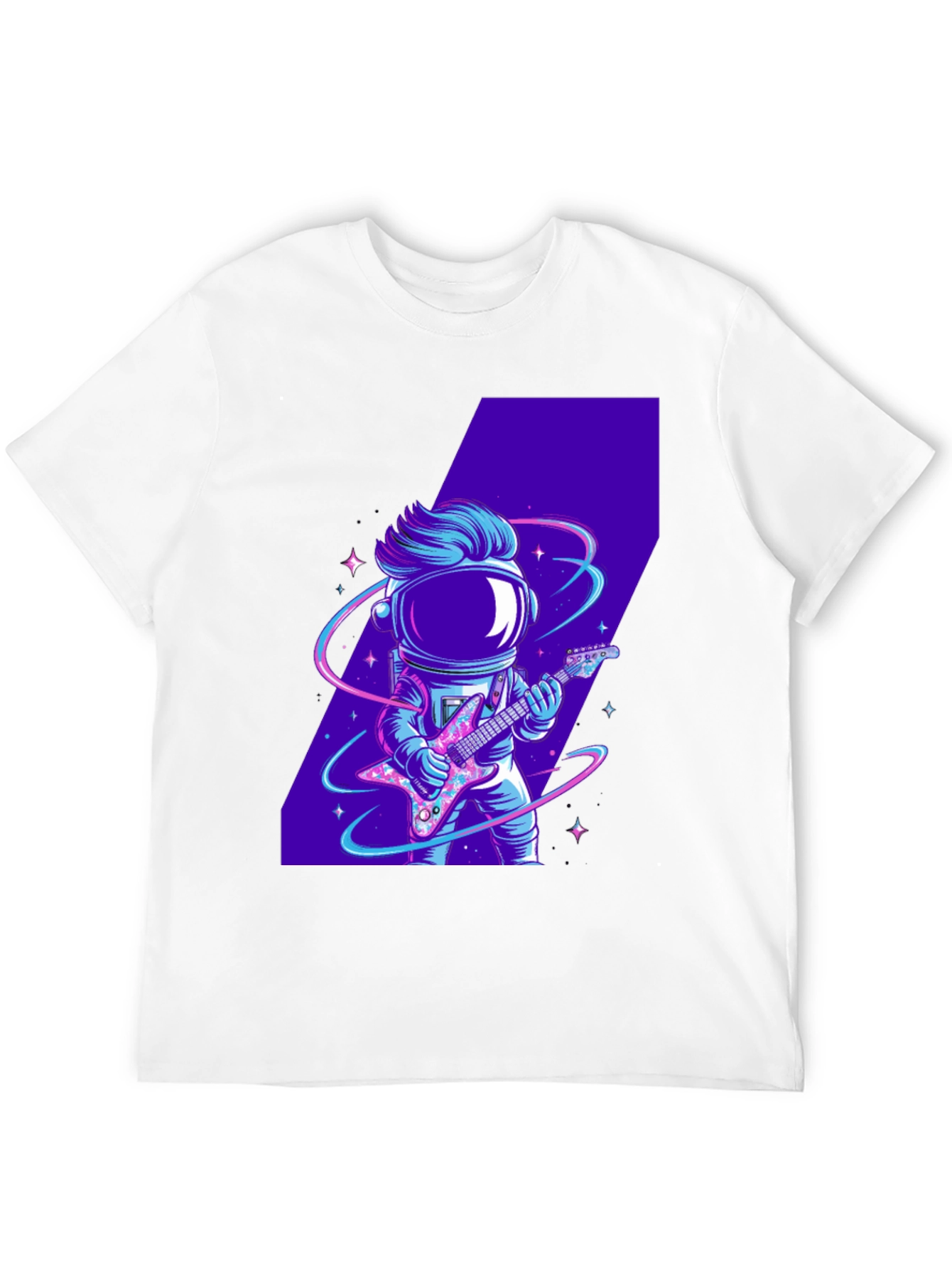 Astronaut Guitarist Graphic Tee