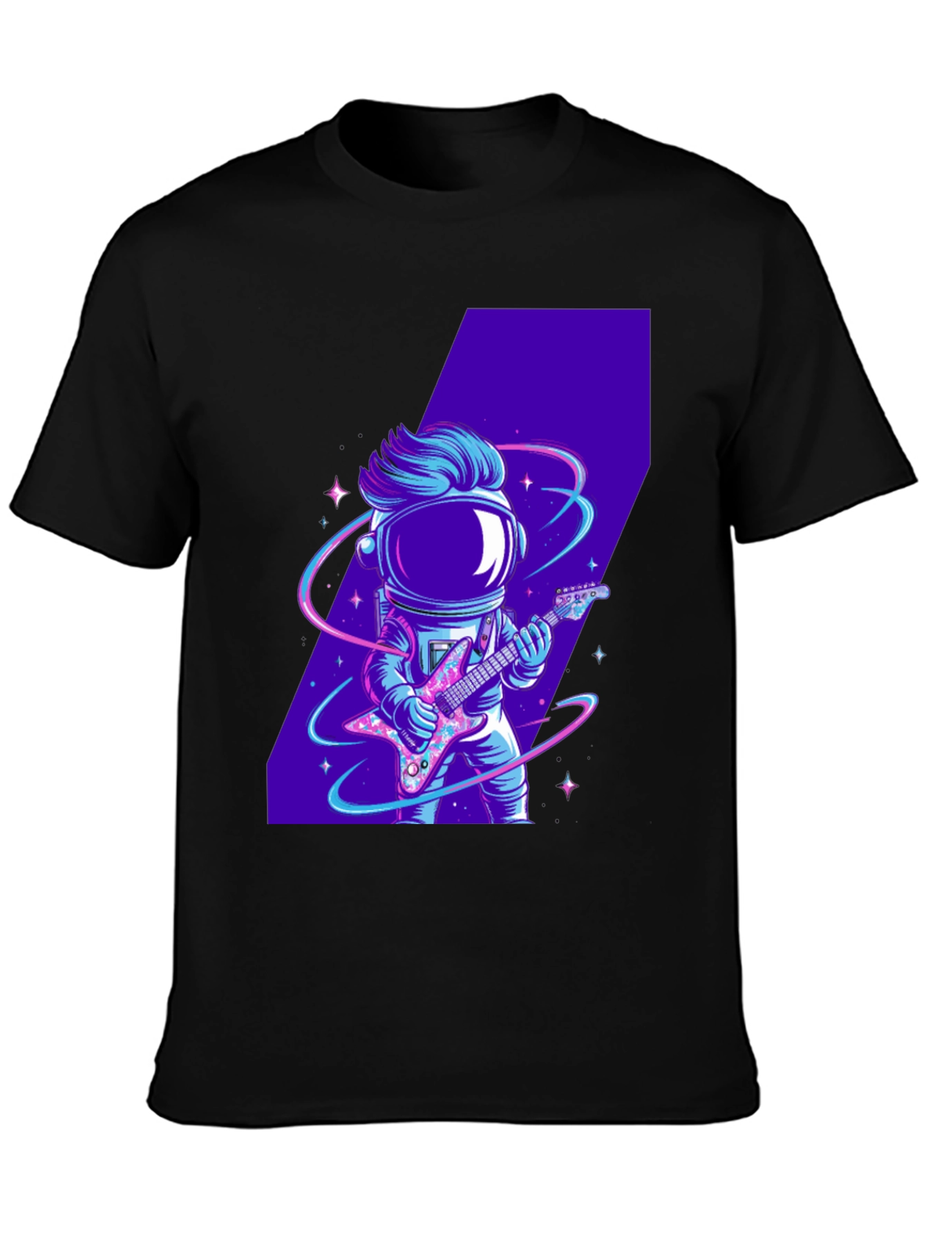 Astronaut Guitarist Graphic Tee