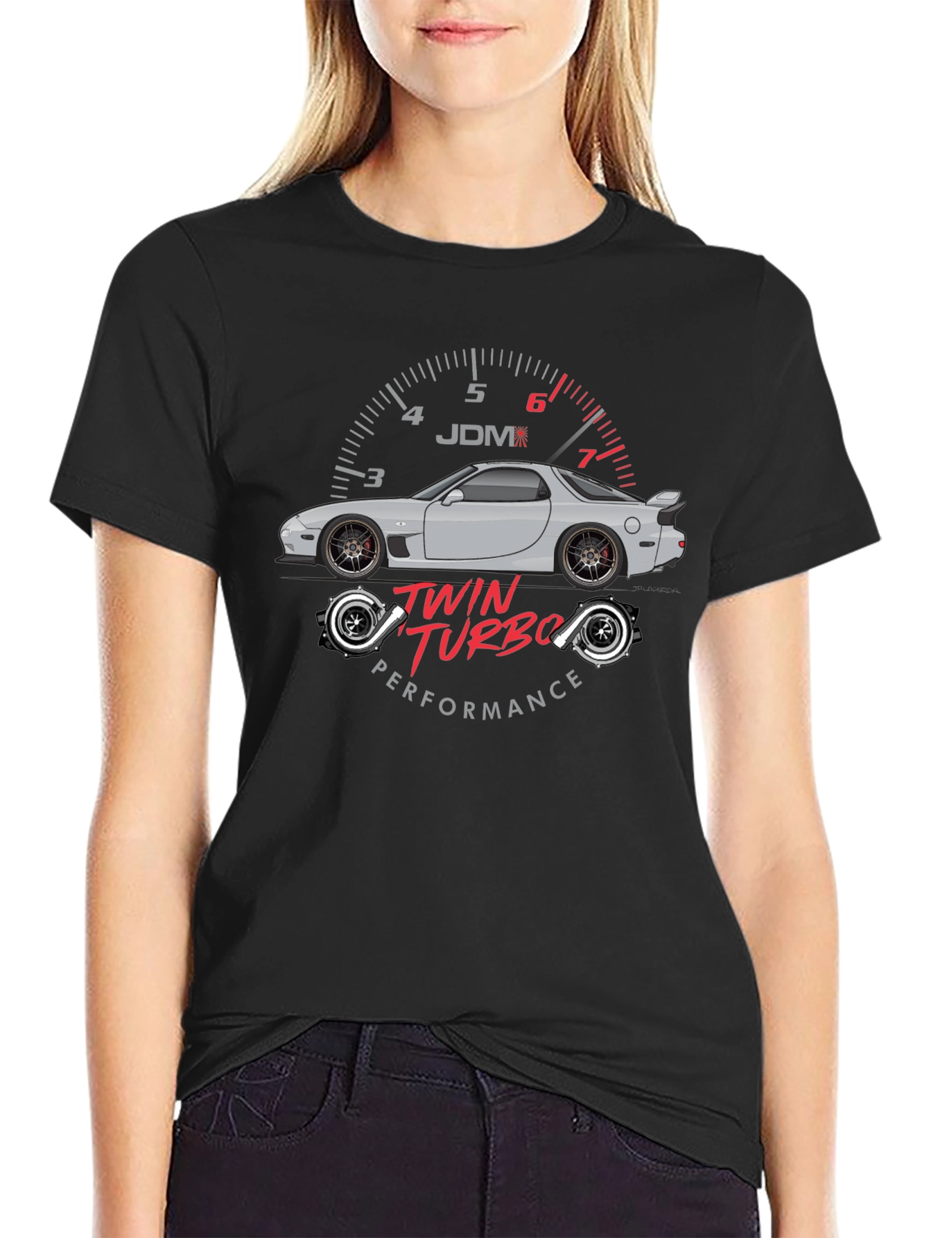 Twin Turbo JDM Car T-Shirt