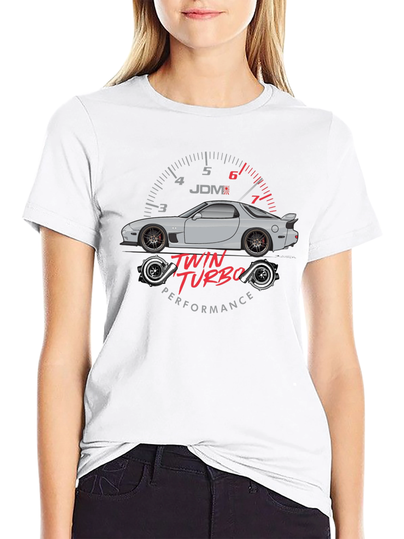 Twin Turbo JDM Car T-Shirt