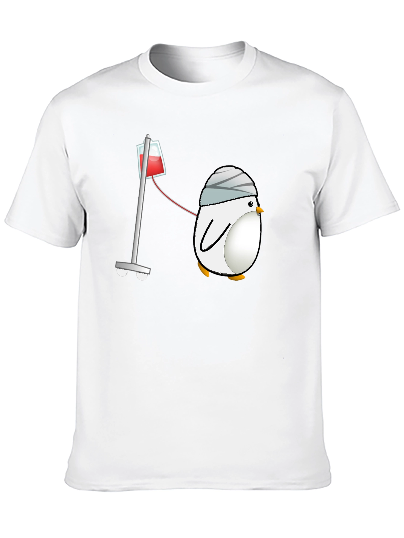 Sick Penguin T-Shirt - Get Well Soon!