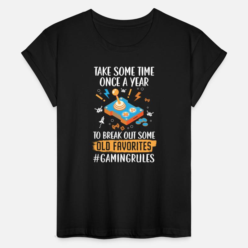 Gaming Rules Arcade Gamer Geek Video Game Player
