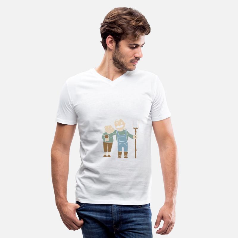 Gardening Gardener Couple Gardening Grandpa