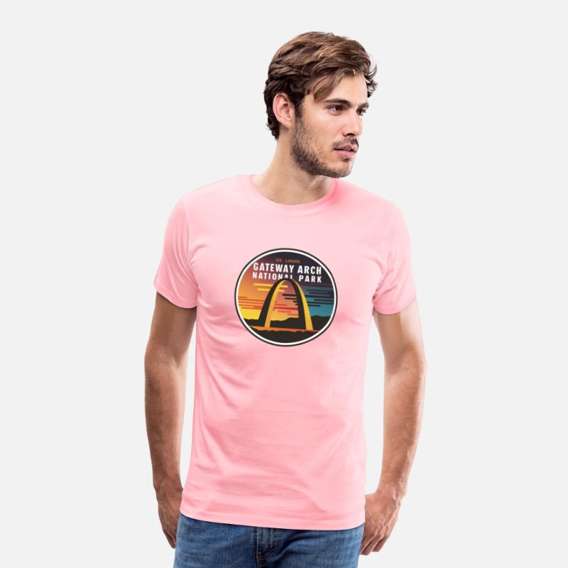 Gateway Arch National Park Round Emblem