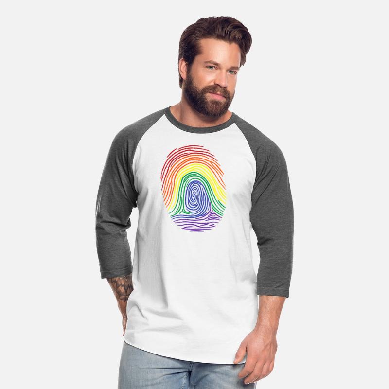 Gay Pride Rainbow Fingerprint - LGBTQ Pride Month
