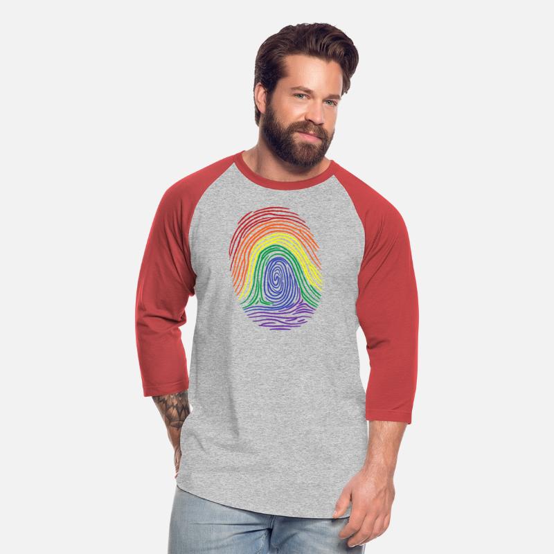 Gay Pride Rainbow Fingerprint - LGBTQ Pride Month