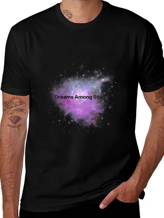 Dreams Among Stars Black T-Shirt