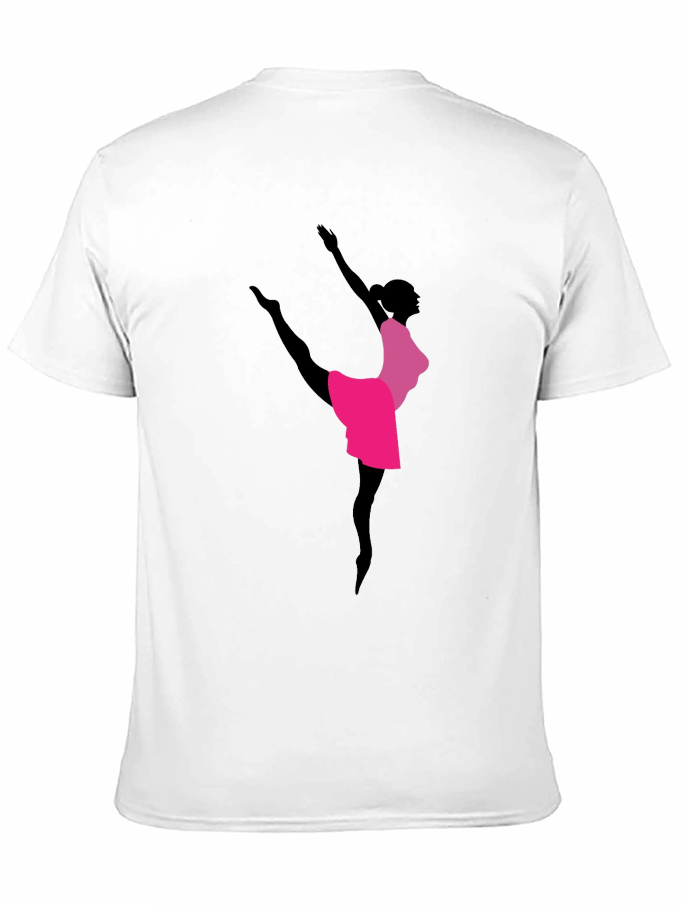 Elegant Ballerina Graphic Tee - Dancer Shirt