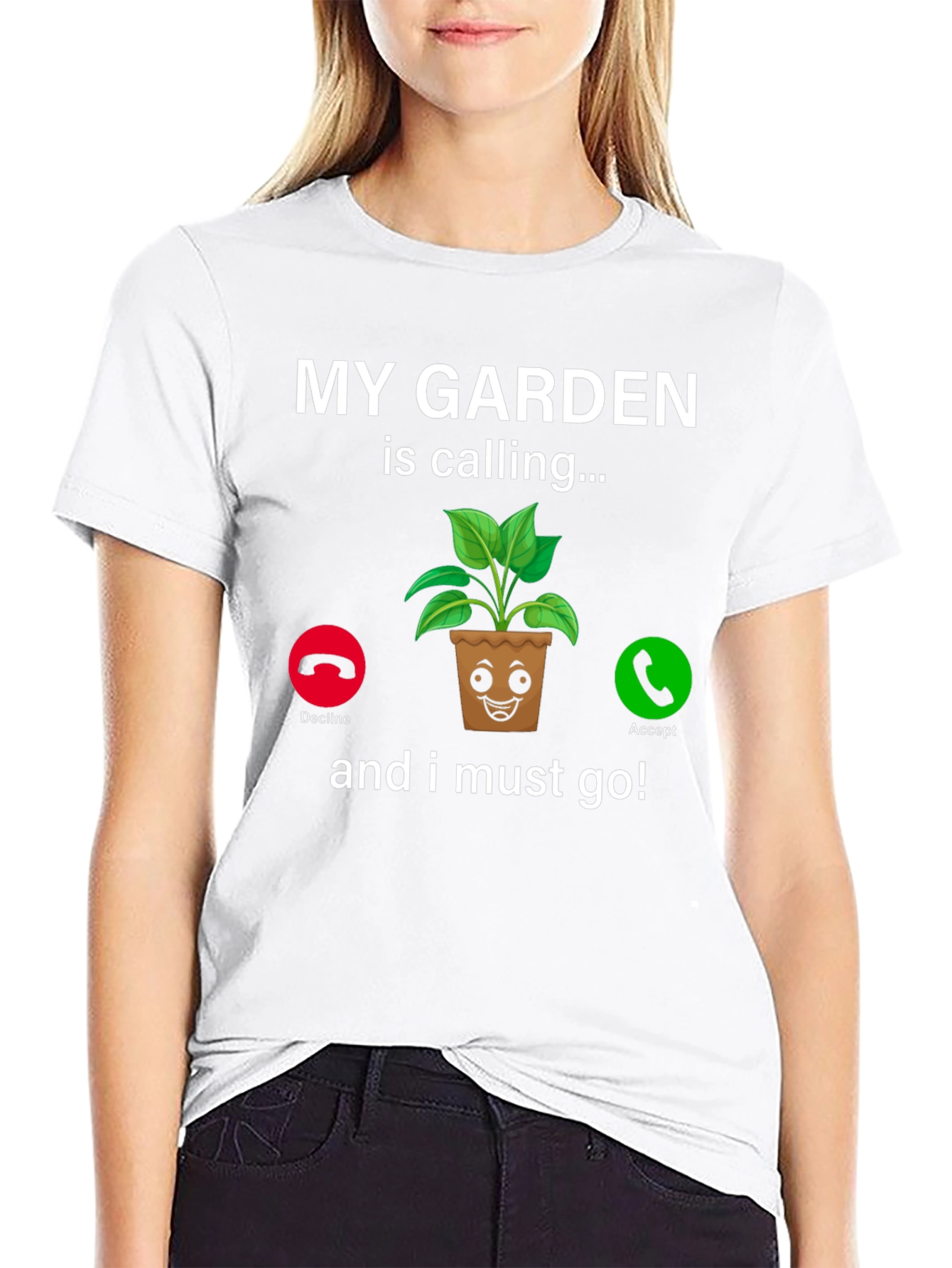 My Garden Is Calling T-Shirt Funny Gardener Tee